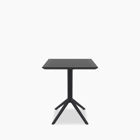Aiden 4 Seat Square Cafe Table | Black