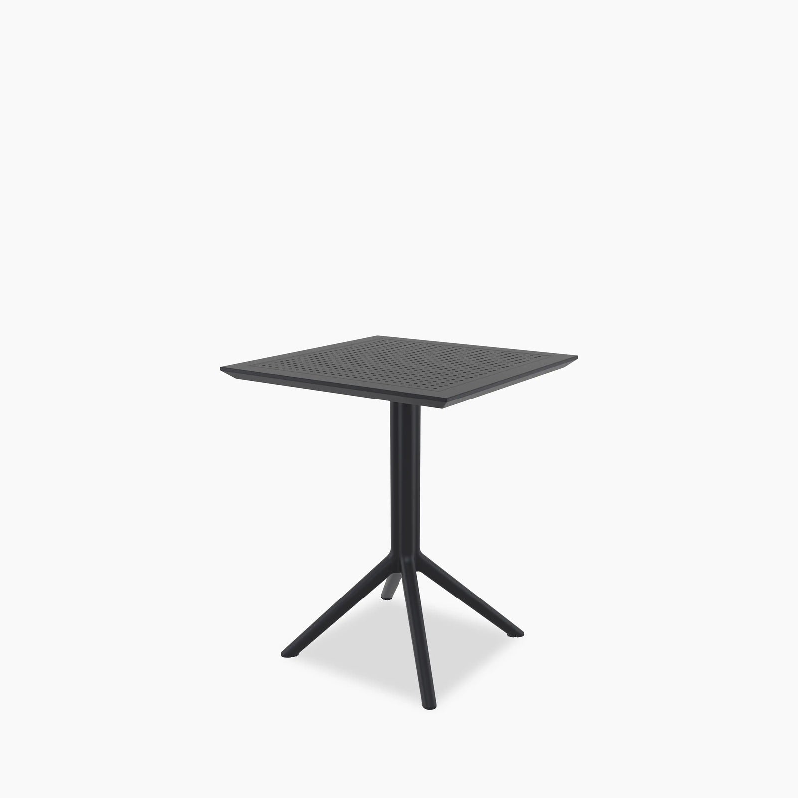 Aiden 4 Seat Square Cafe Table | Black