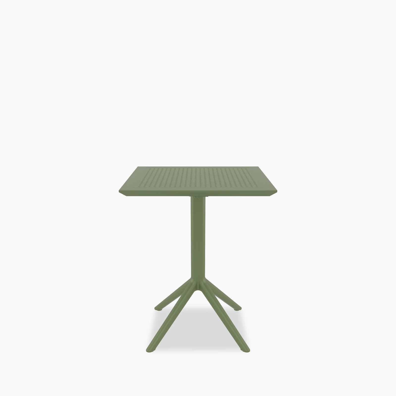Aiden 4 Seat Square Cafe Table | Green