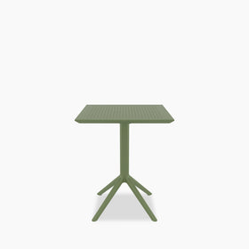 Aiden 4 Seat Square Cafe Table | Green