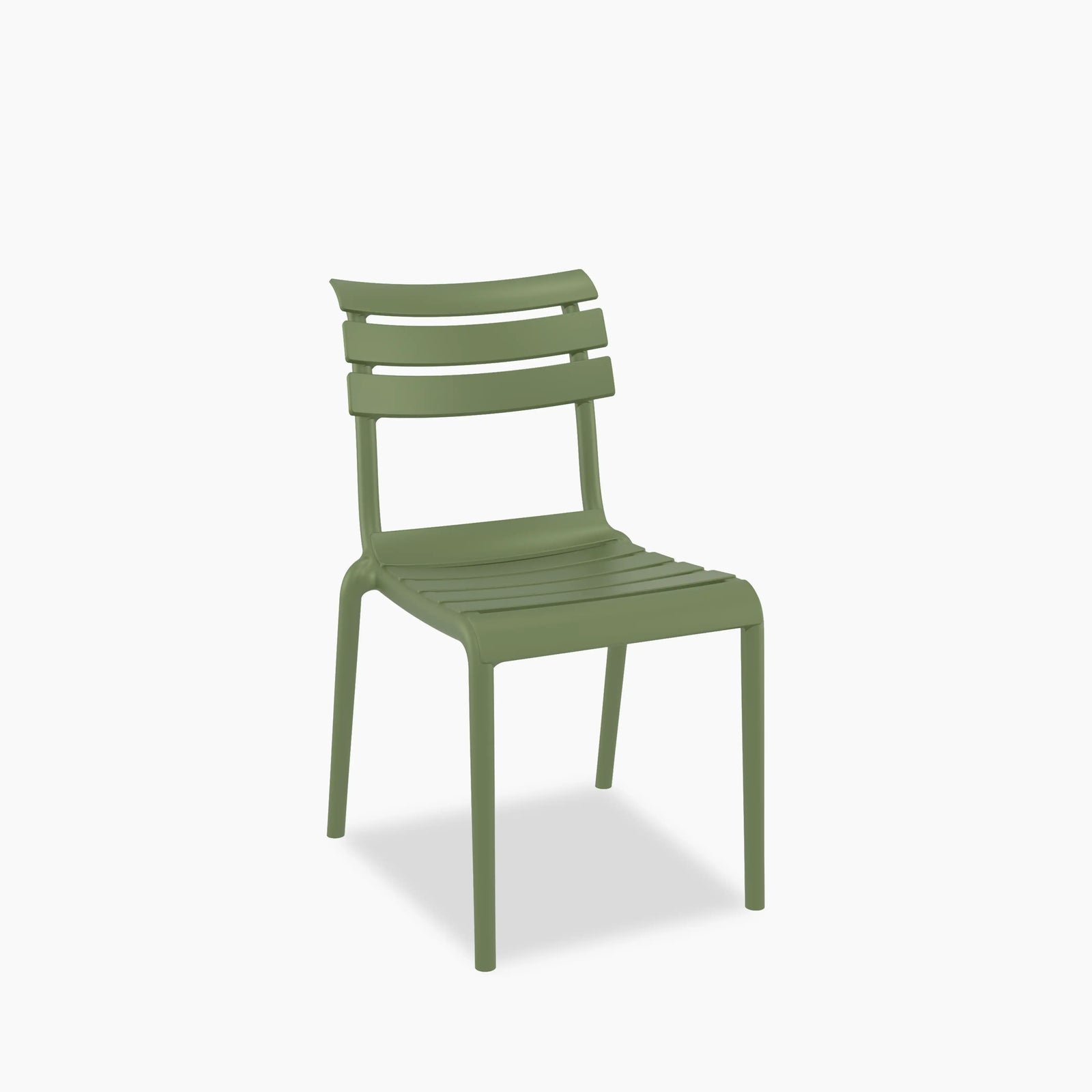 Hampton Stackable Dining Chair | Olive Green