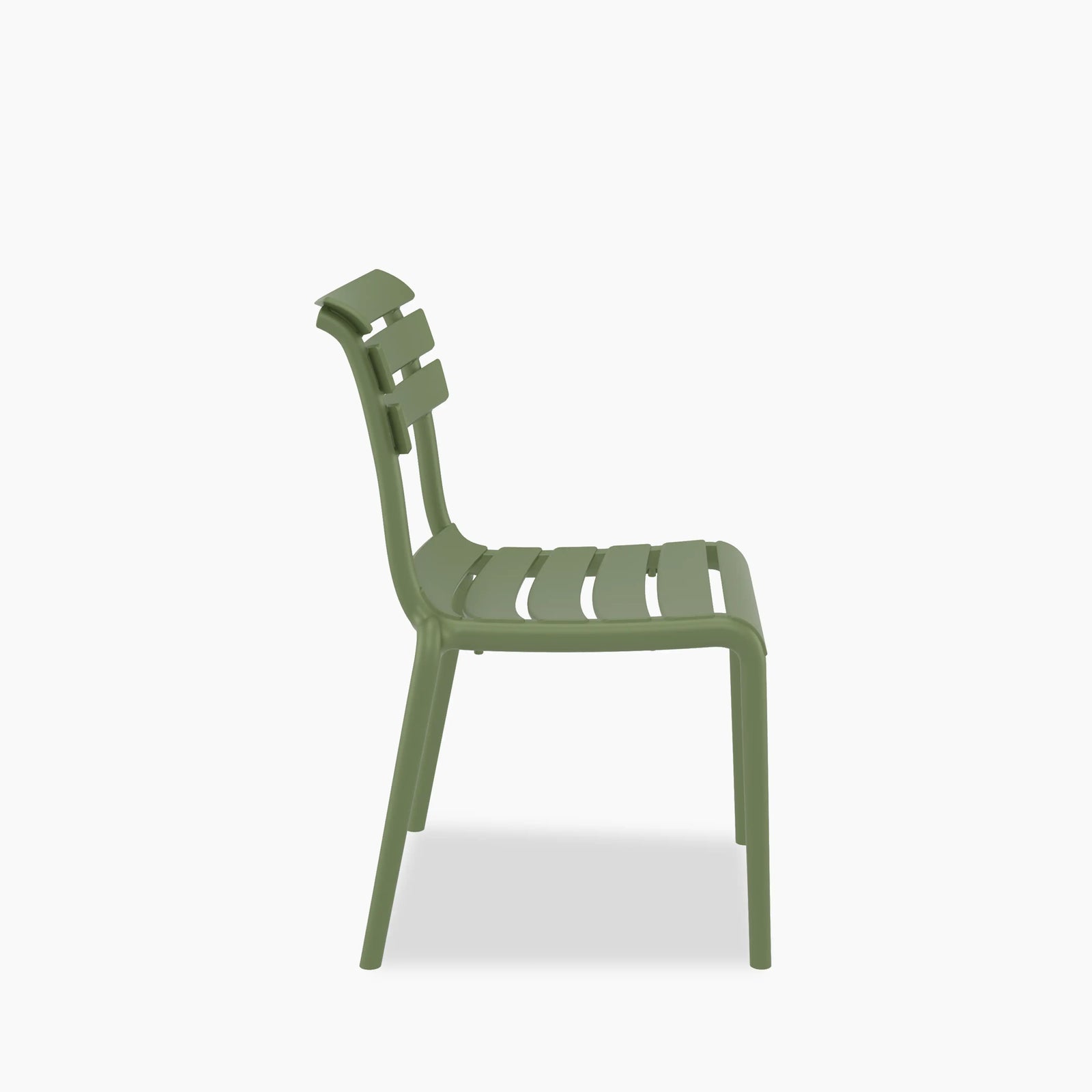 Hampton Stackable Dining Chair | Olive Green