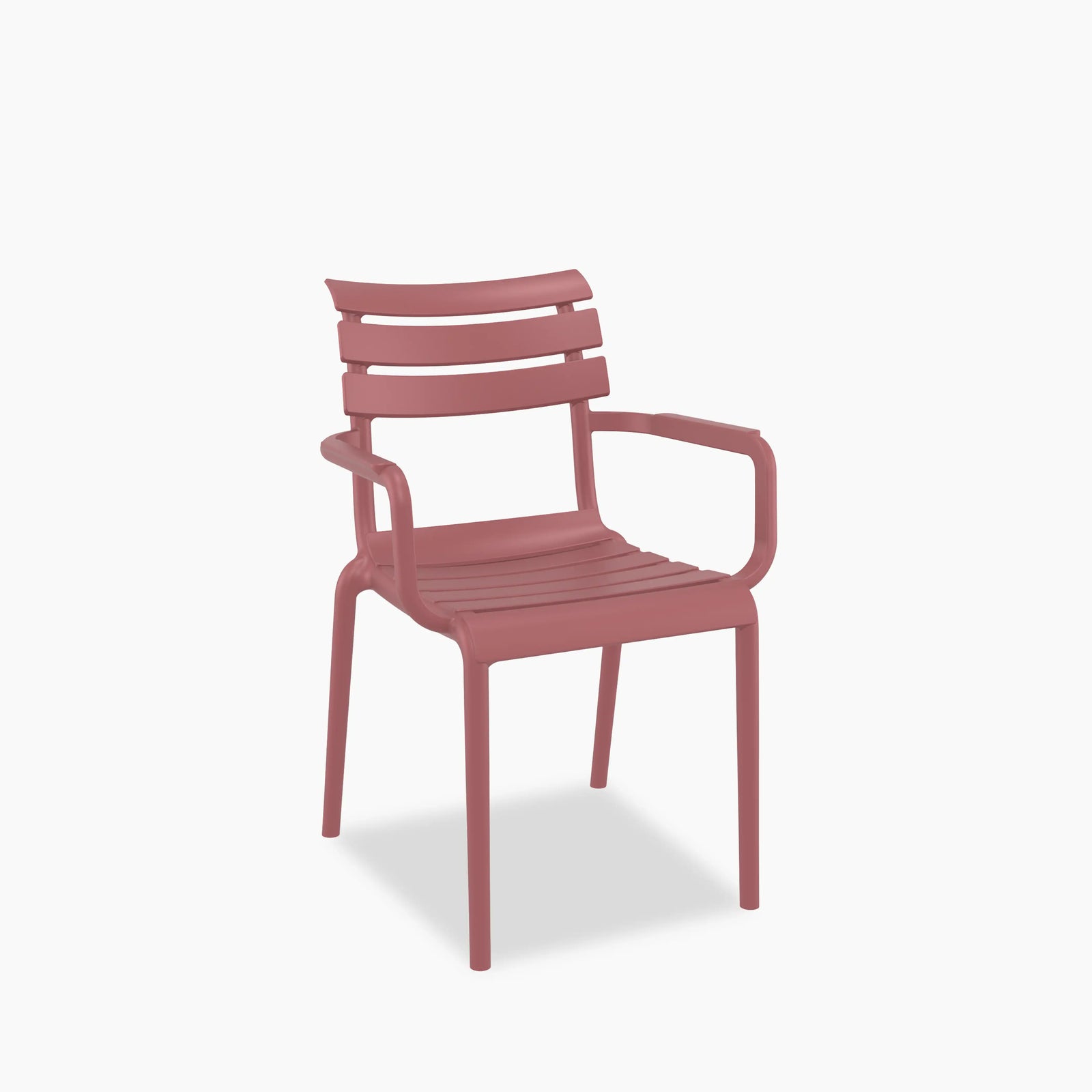 Hampton Stackable Carver Dining Chair | Marsala Pink