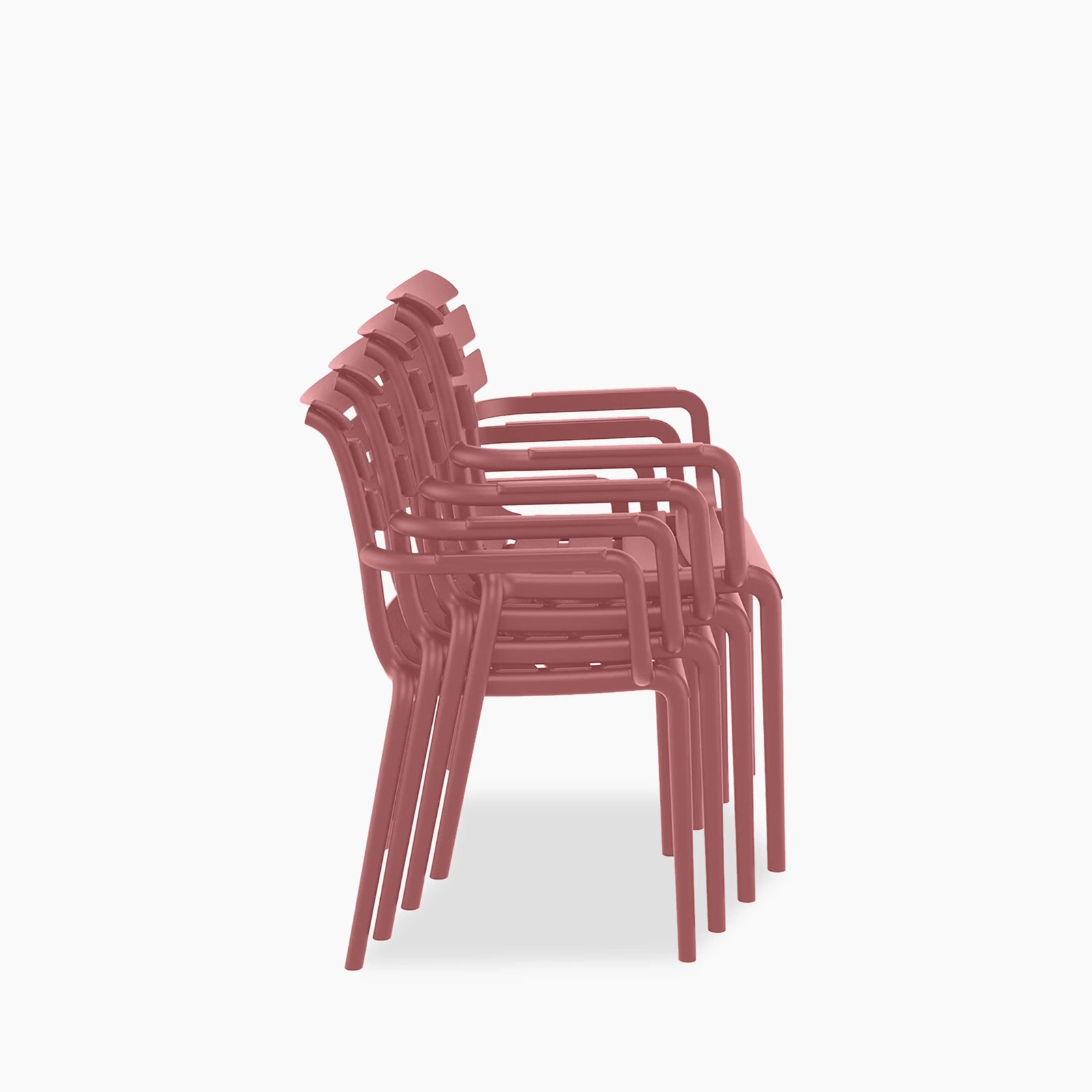 Hampton Stackable Carver Dining Chair | Marsala Pink
