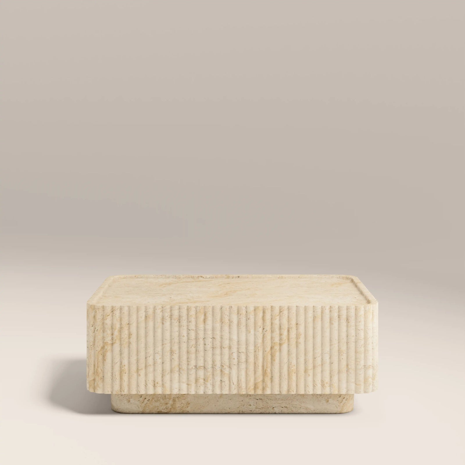 Osmond Rectangular Coffee Table | Natural Travertine Effect