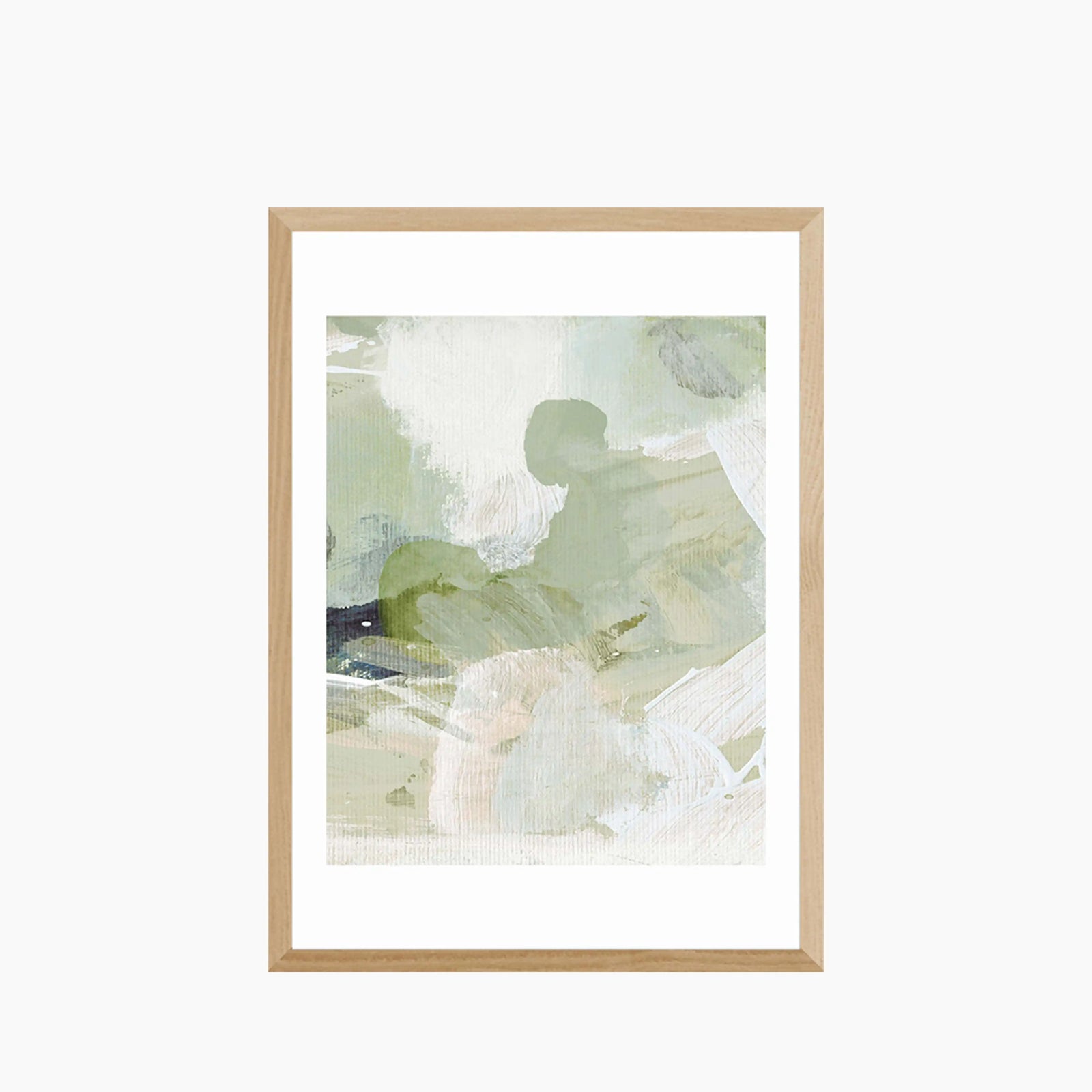 The Calmness of Green Graphic Print
