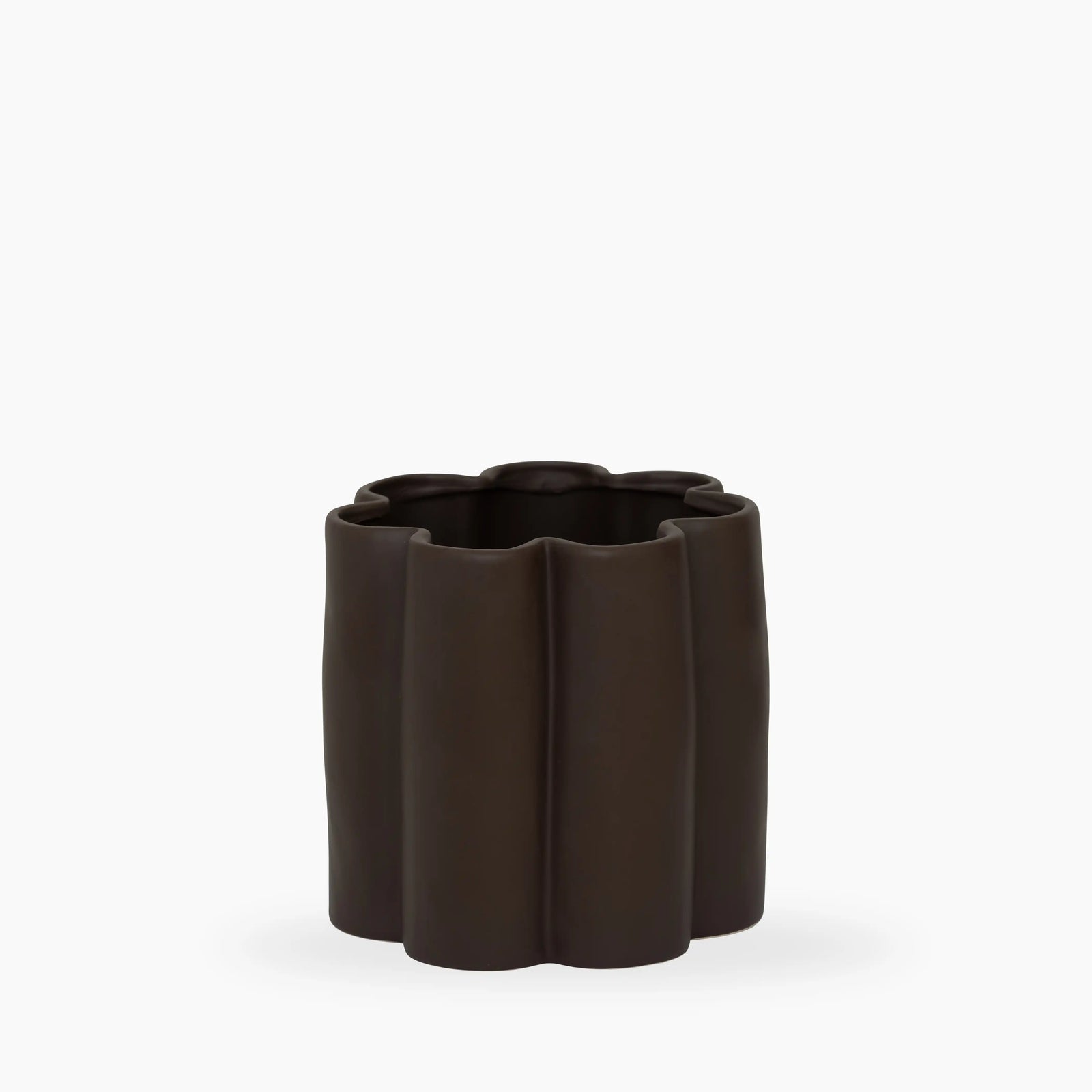 Mattie Plant Pot | Dark Cocoa