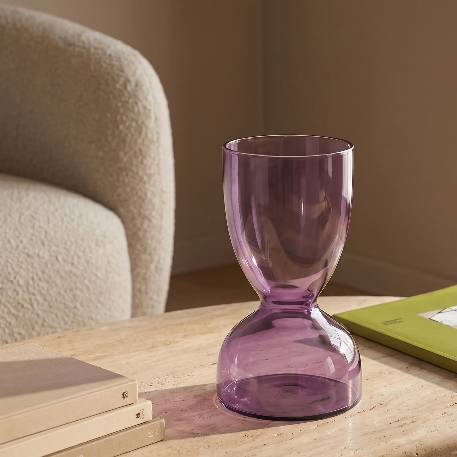Viola Recycled Glass Vase | Deep Lilac