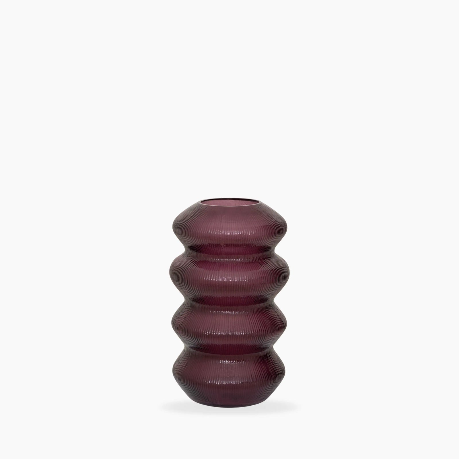 Indra Recycled Glass Vase | Grape