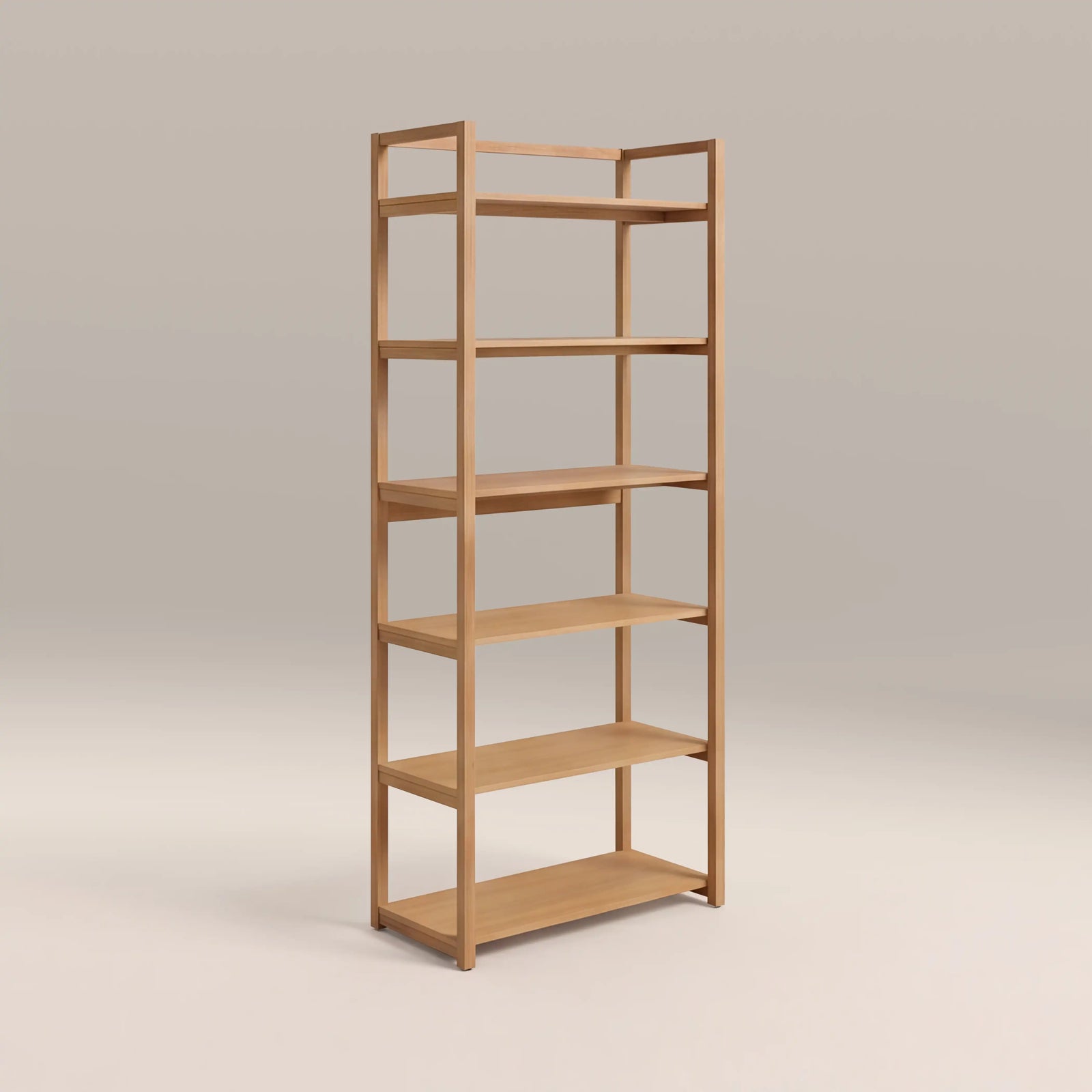 Albi Large Wooden Bookcase | Oak
