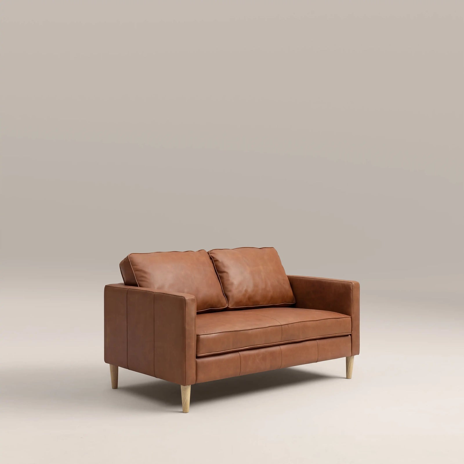 Sloane 2 Seater Sofa | Vintage Tan Leather