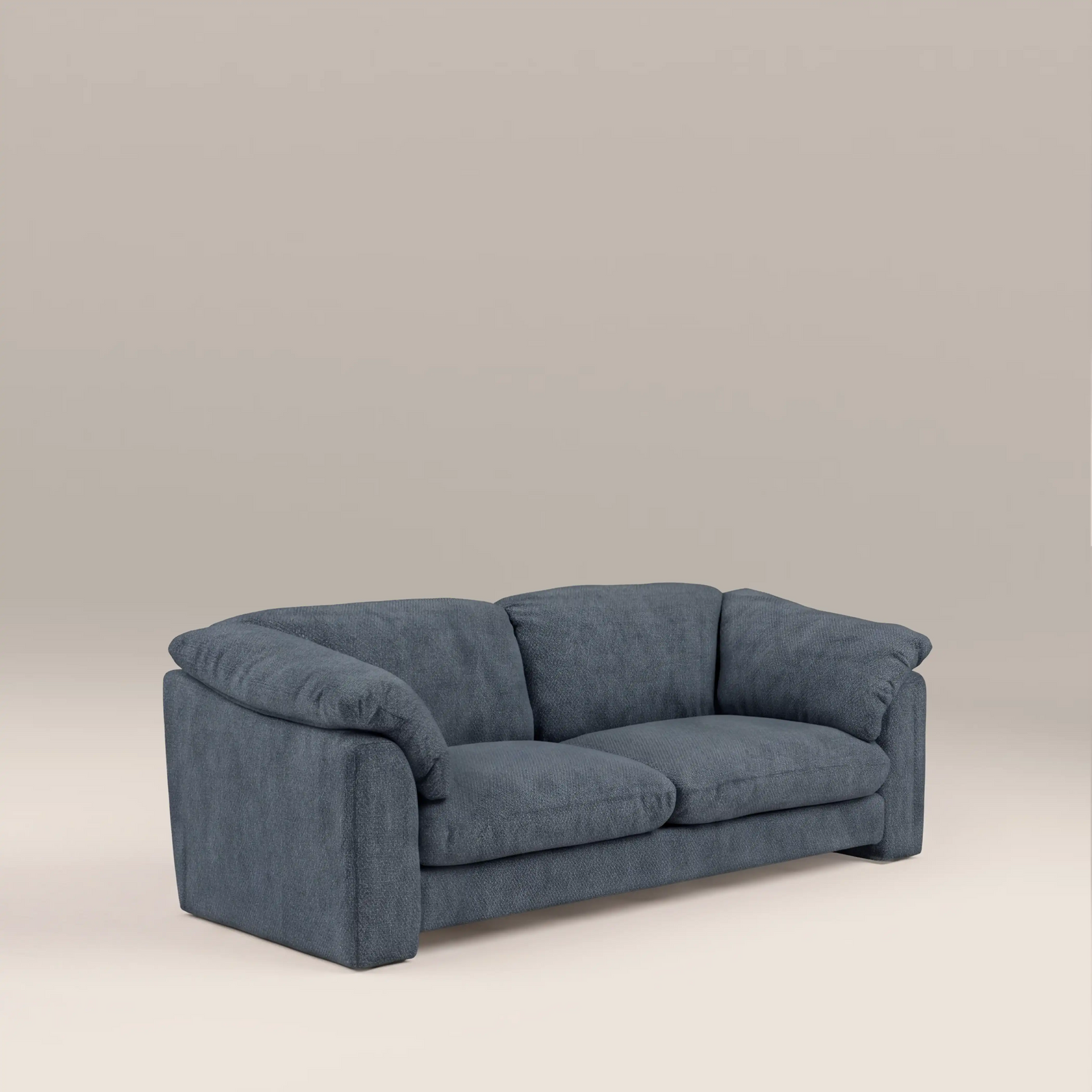 Renata 3 Seater Sofa | Midnight Blue Fabric