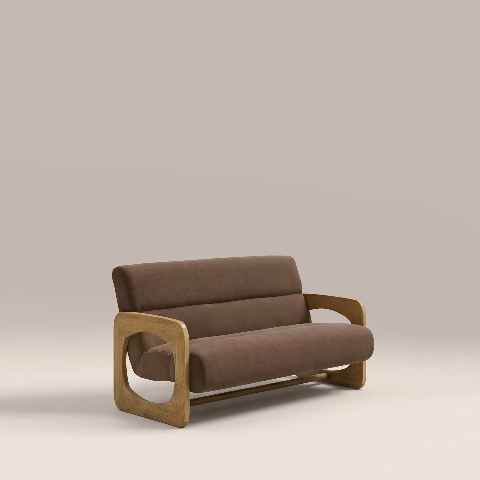 Tosca 3 Seater Sofa | Sepia Brown Fabric