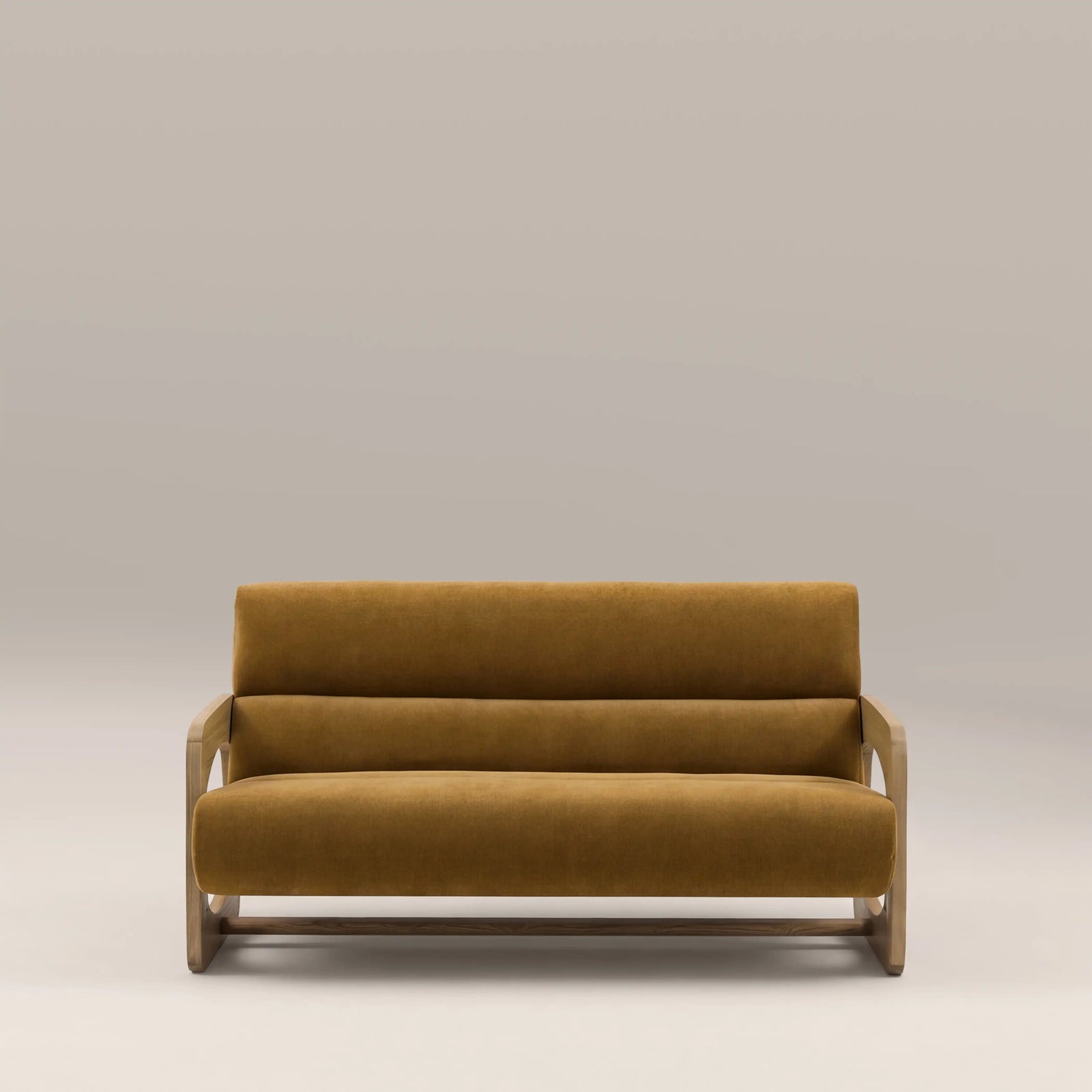 Tosca 3 Seater Sofa | Golden Brown Fabric