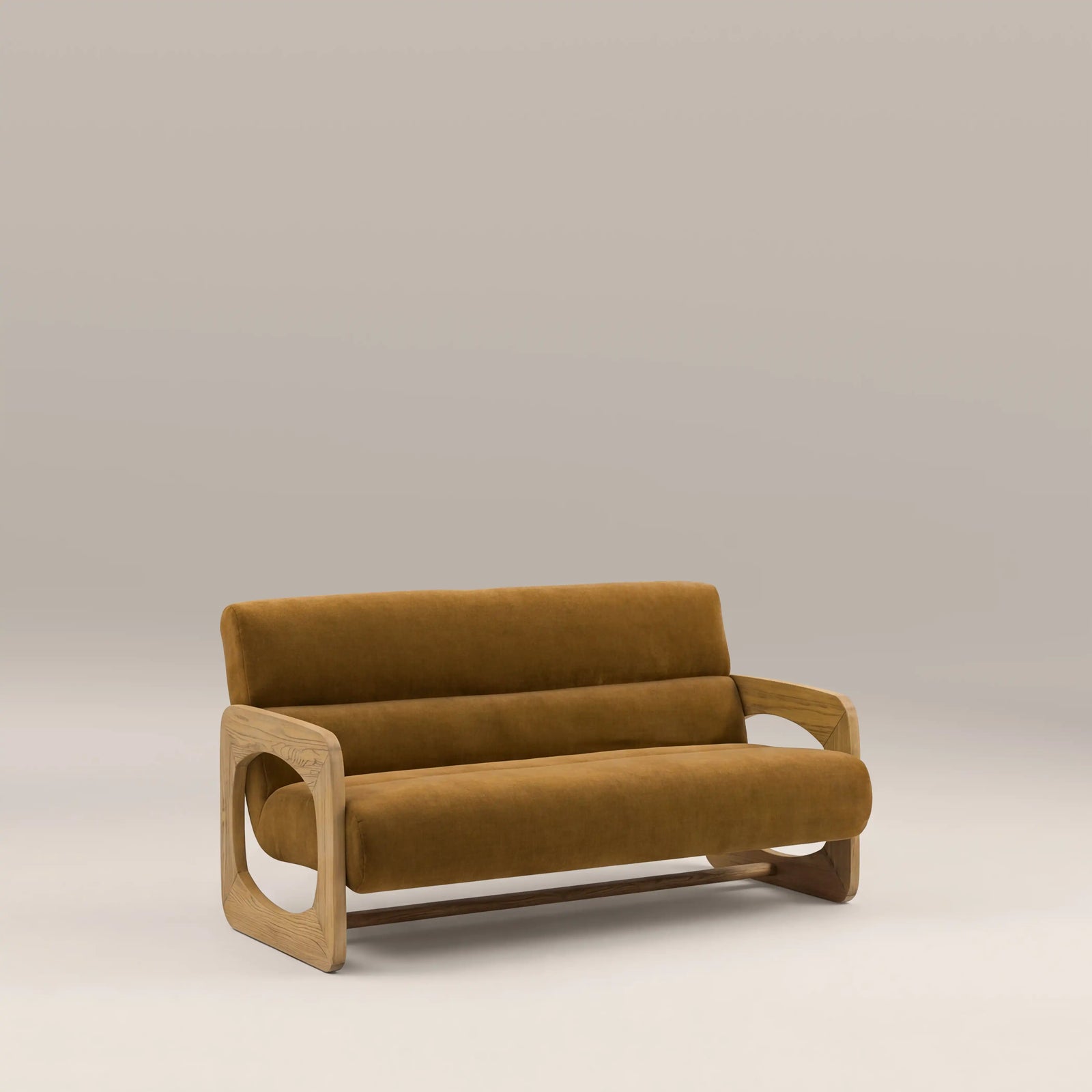 Tosca 3 Seater Sofa | Golden Brown Fabric