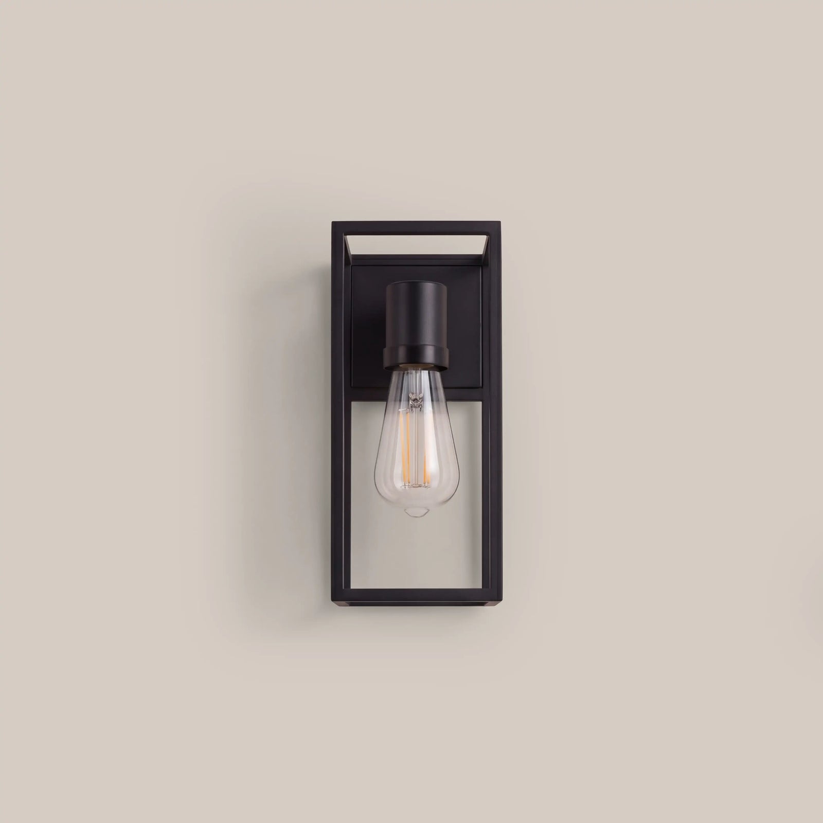 Stella Outdoor Wall Light | Black