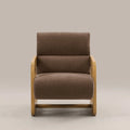 Tosca Armchair | Sepia Brown Fabric
