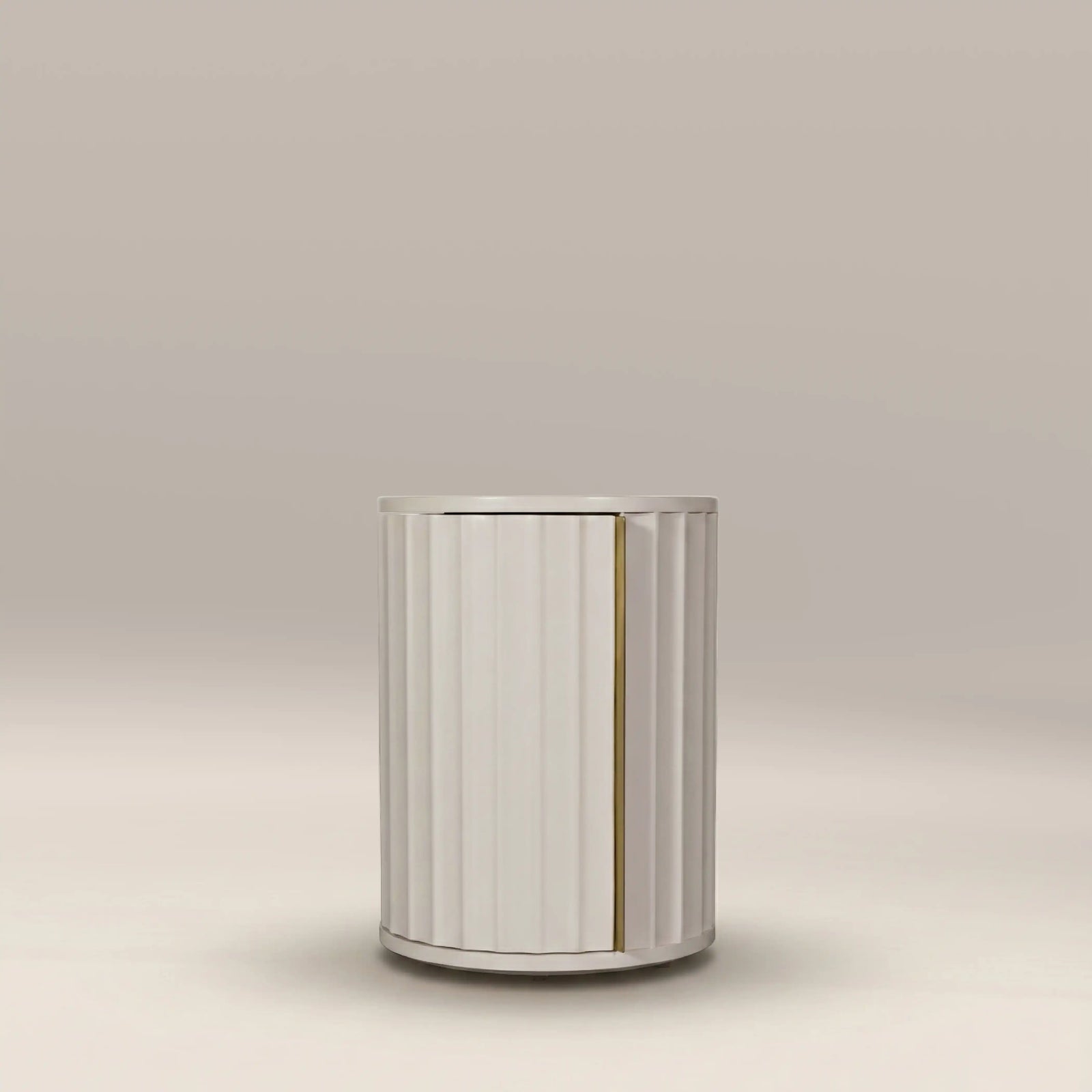 Suvi Left Bedside Table | Ivory