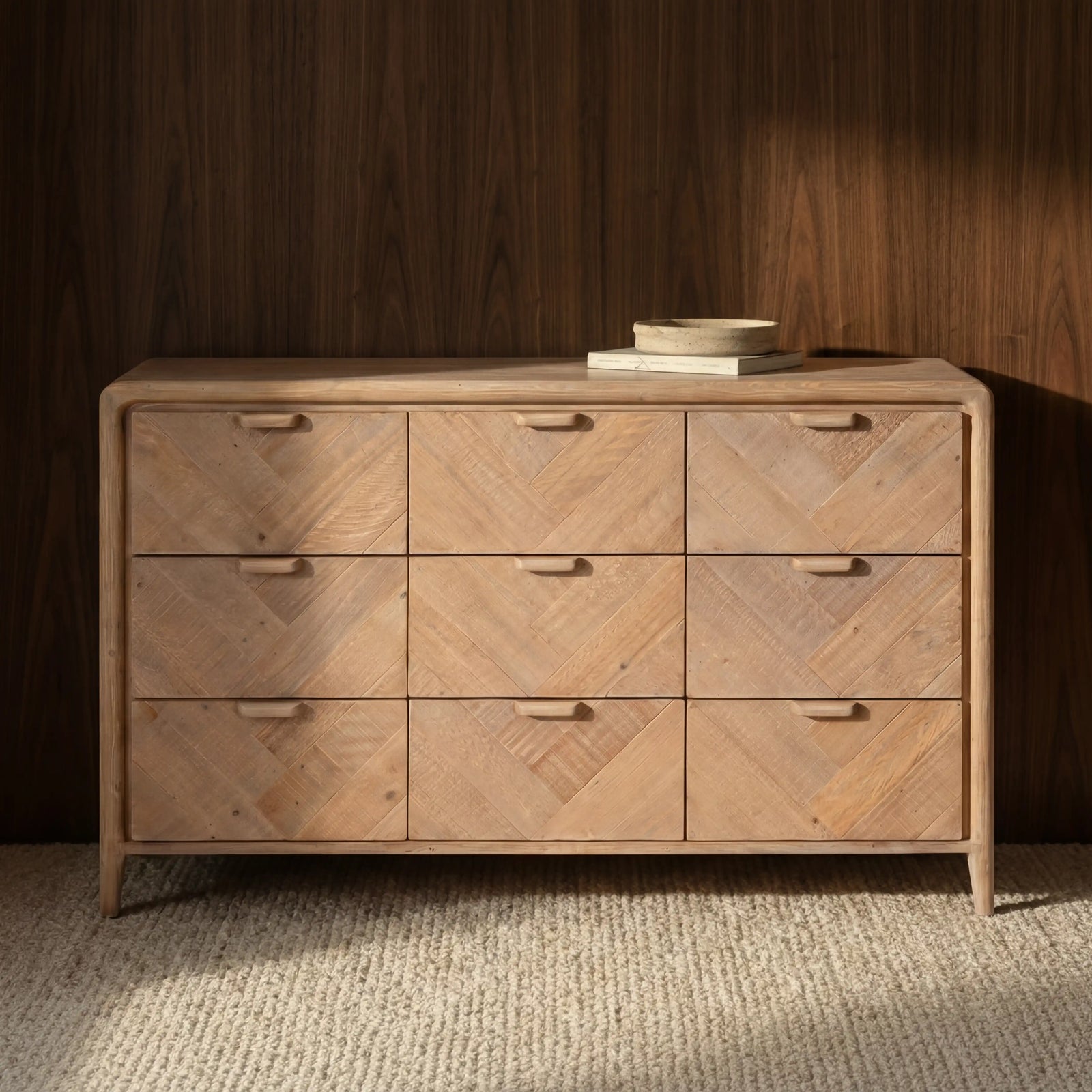 Winslow 9 Drawer Chest of Drawers | Natural
