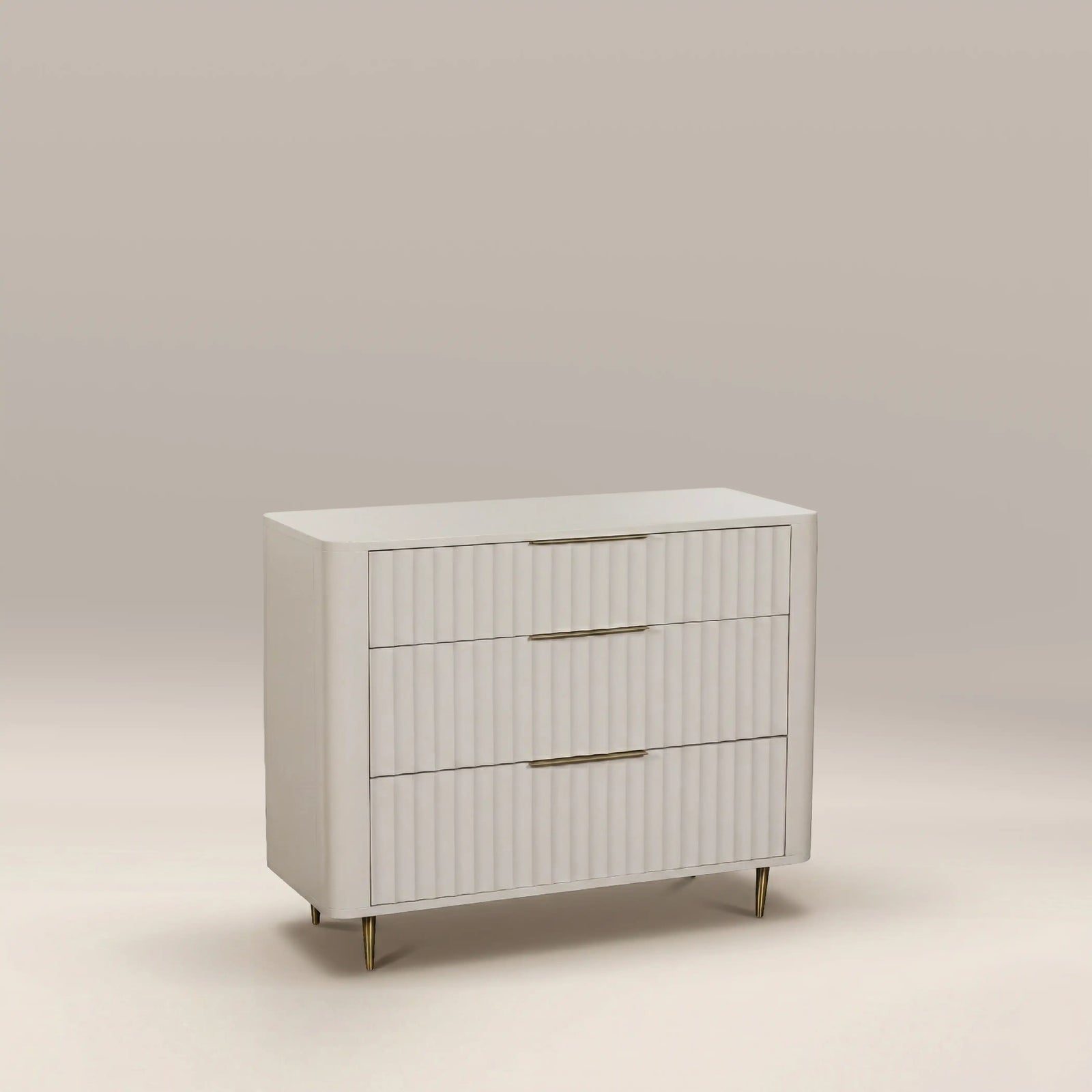 Suvi 3 Drawer Chest of Drawers | Ivory