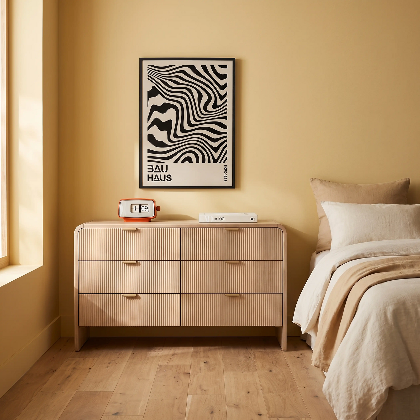 Winnie 6 Drawer Chest of Drawers | Natural Mango Wood