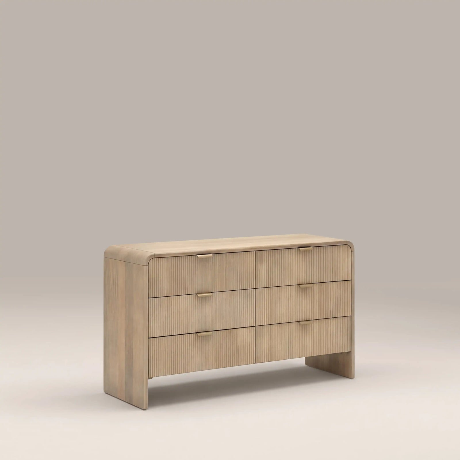 Winnie 6 Drawer Chest of Drawers | Natural Mango Wood