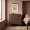 Zander 3 Drawer Chest of Drawers | Walnut