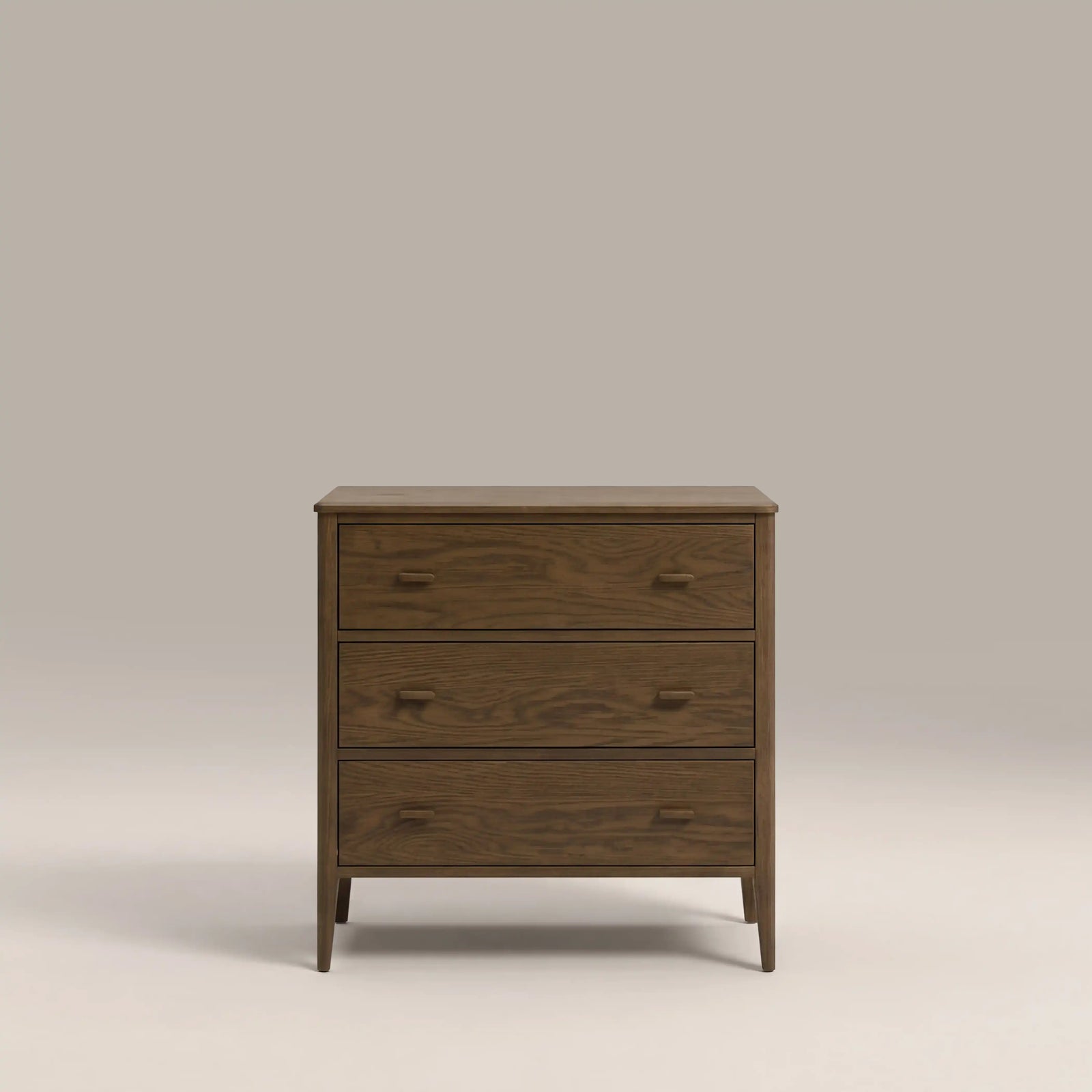 Zander 3 Drawer Chest of Drawers | Walnut