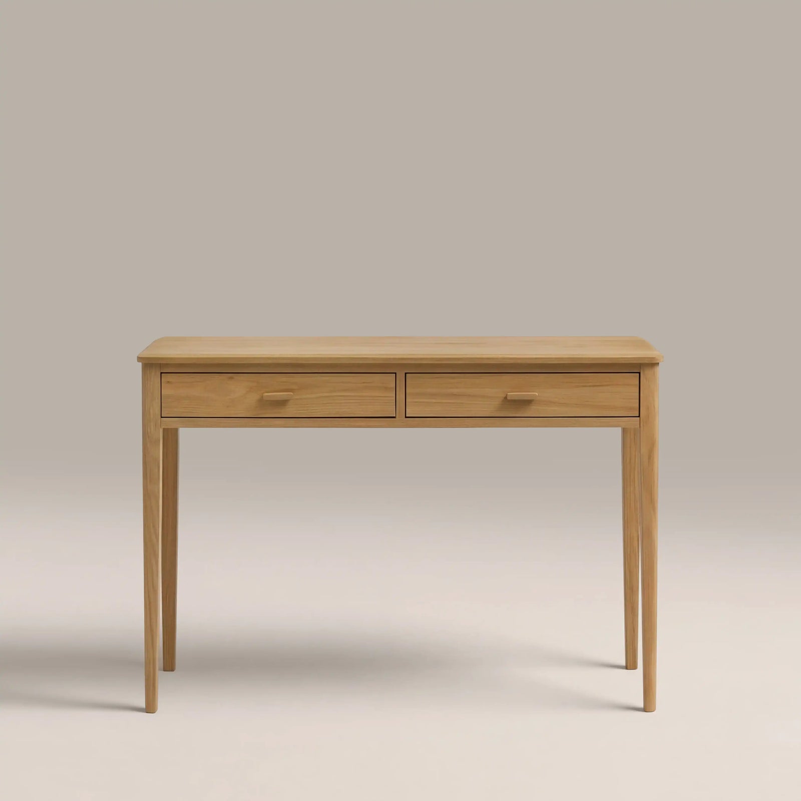 Zander 2 Drawer Wooden Console Table | Natural
