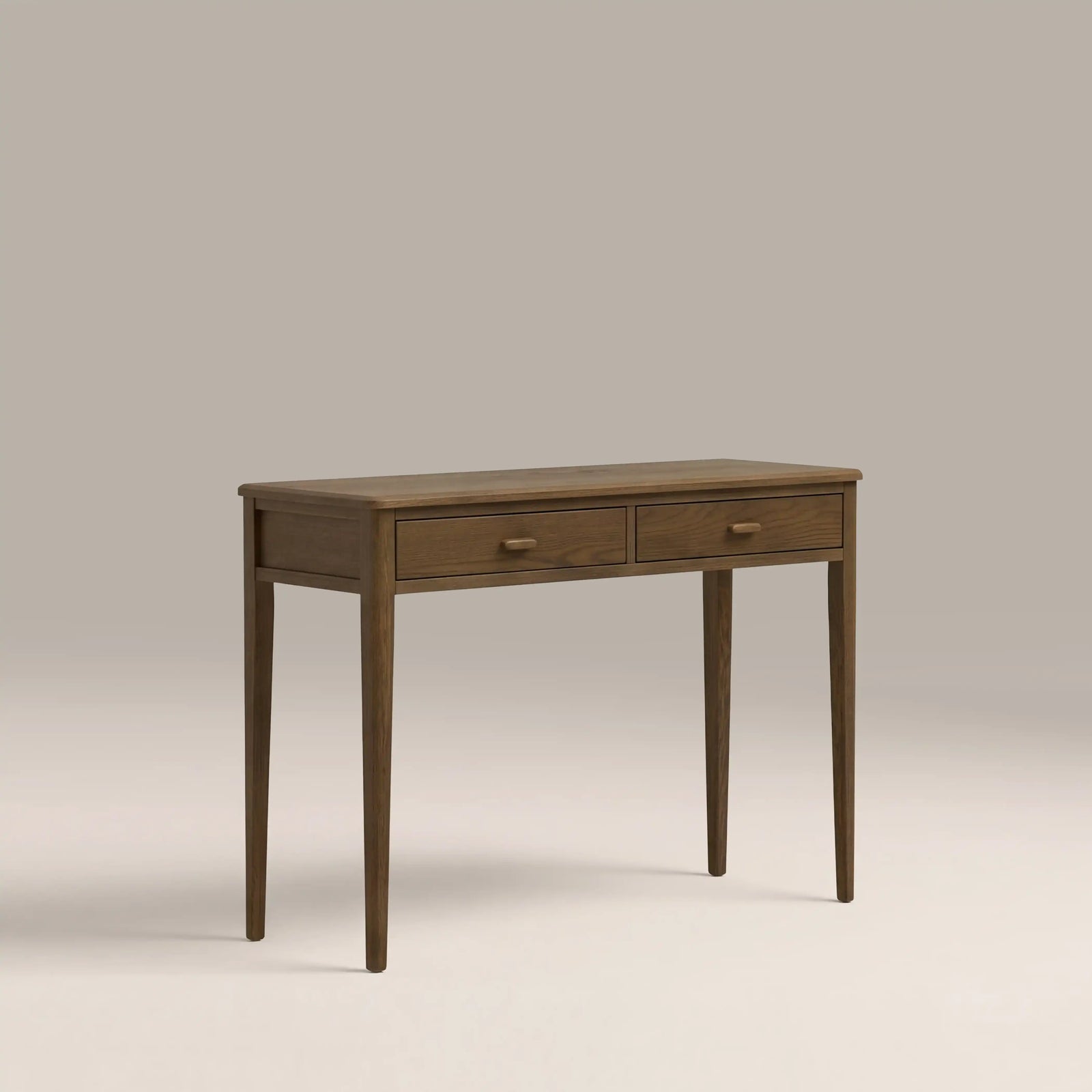 Zander 2 Drawer Wooden Console Table | Walnut