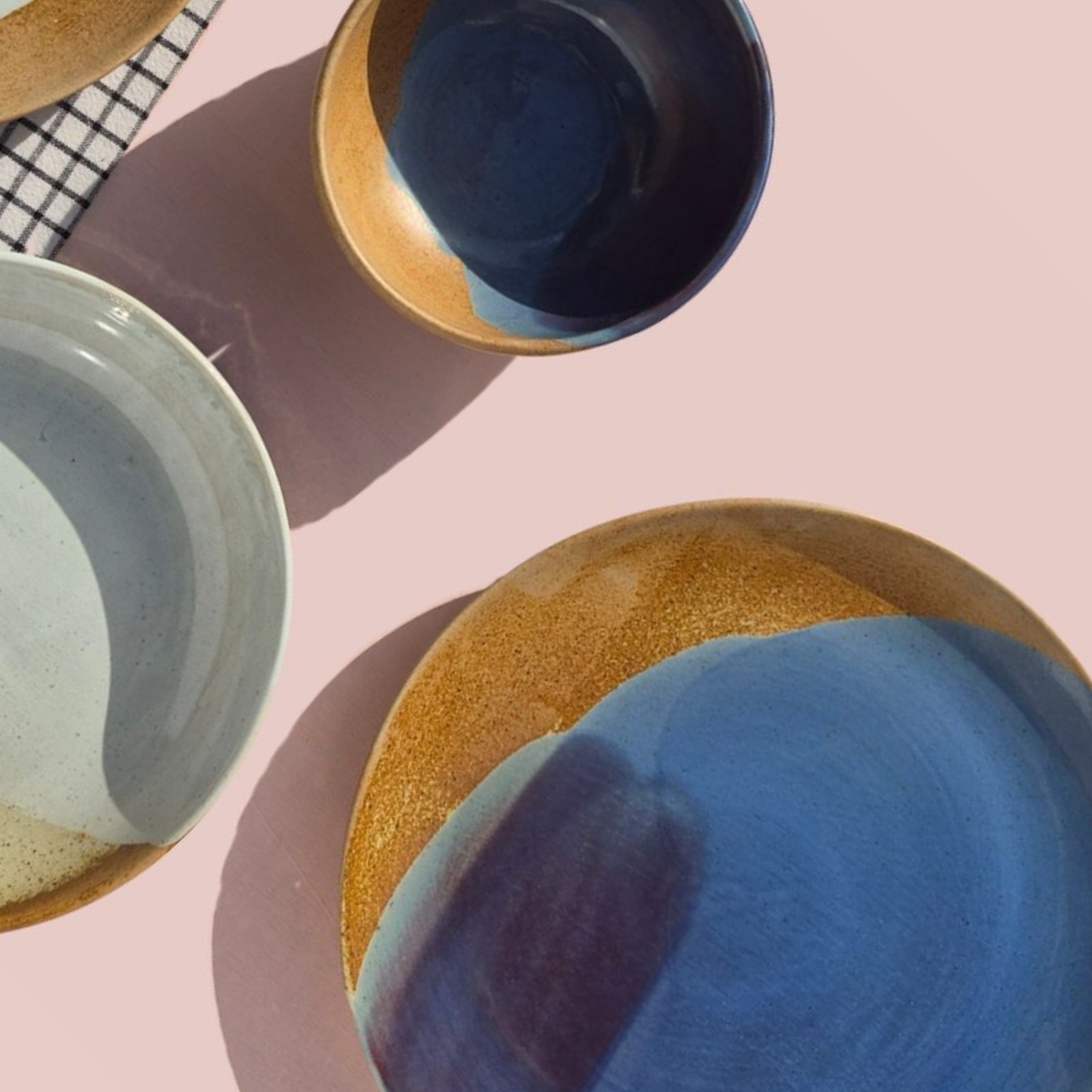 Tavora Set of 4 Dinner Plates | Cobalt Blue