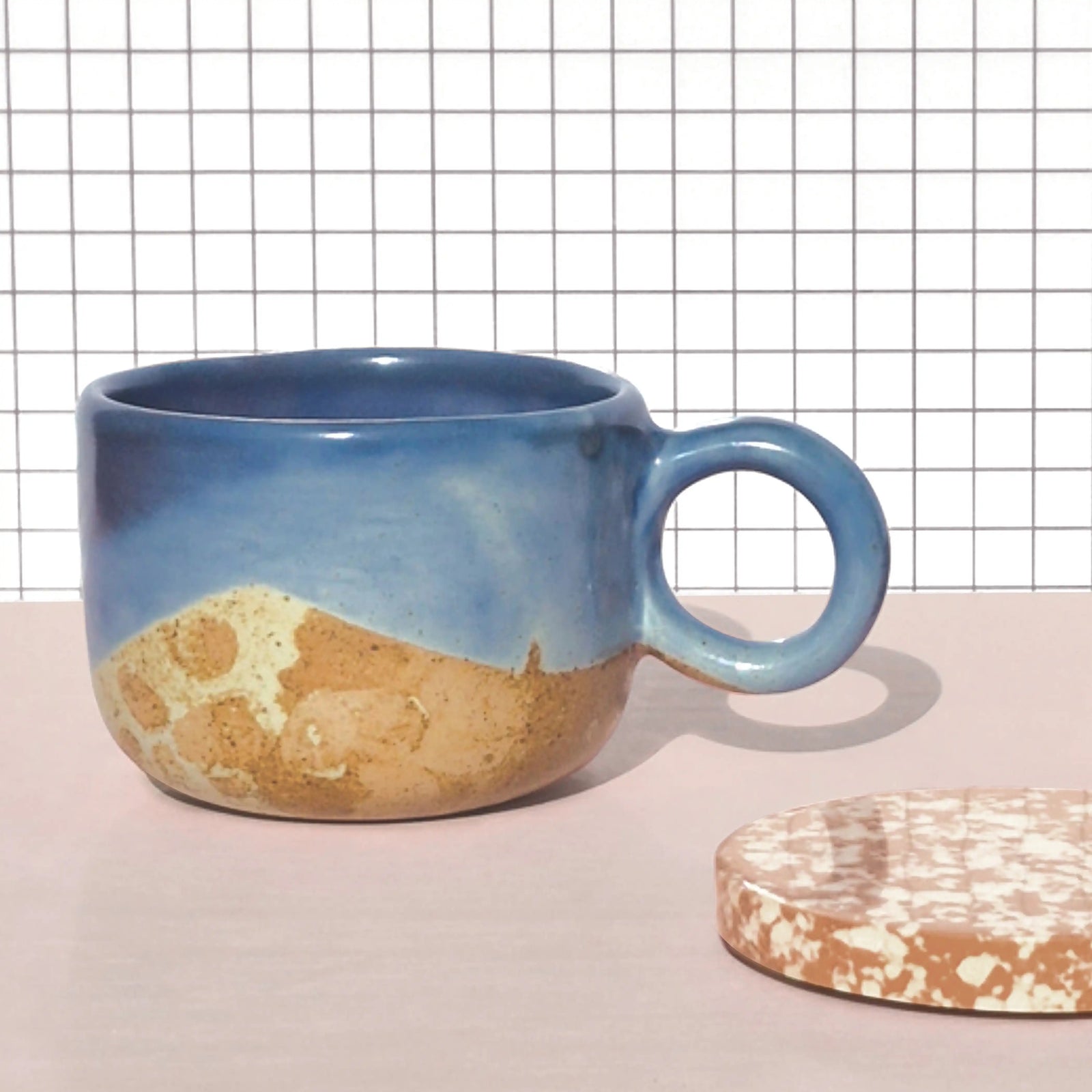 Tavora Set of 4 Mugs | Cobalt Blue