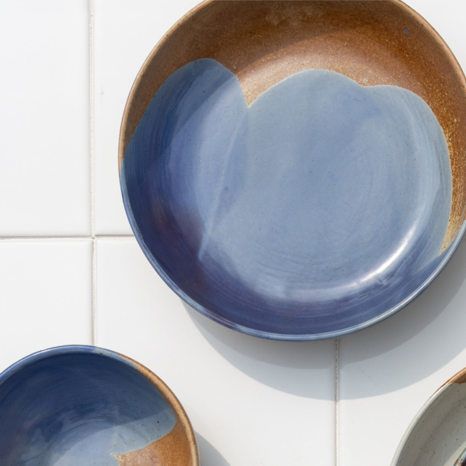 Tavora Set of 4 Pasta Bowls | Cobalt Blue