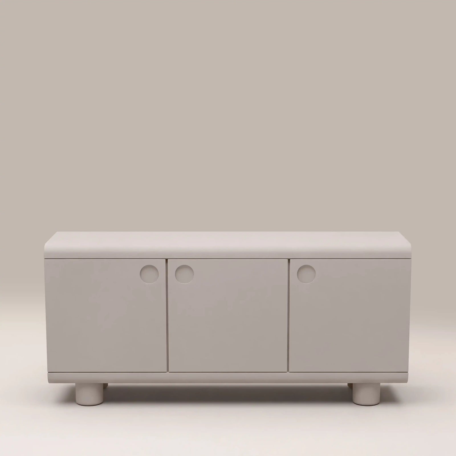Bera 3 Door Large Sideboard | Light Grey