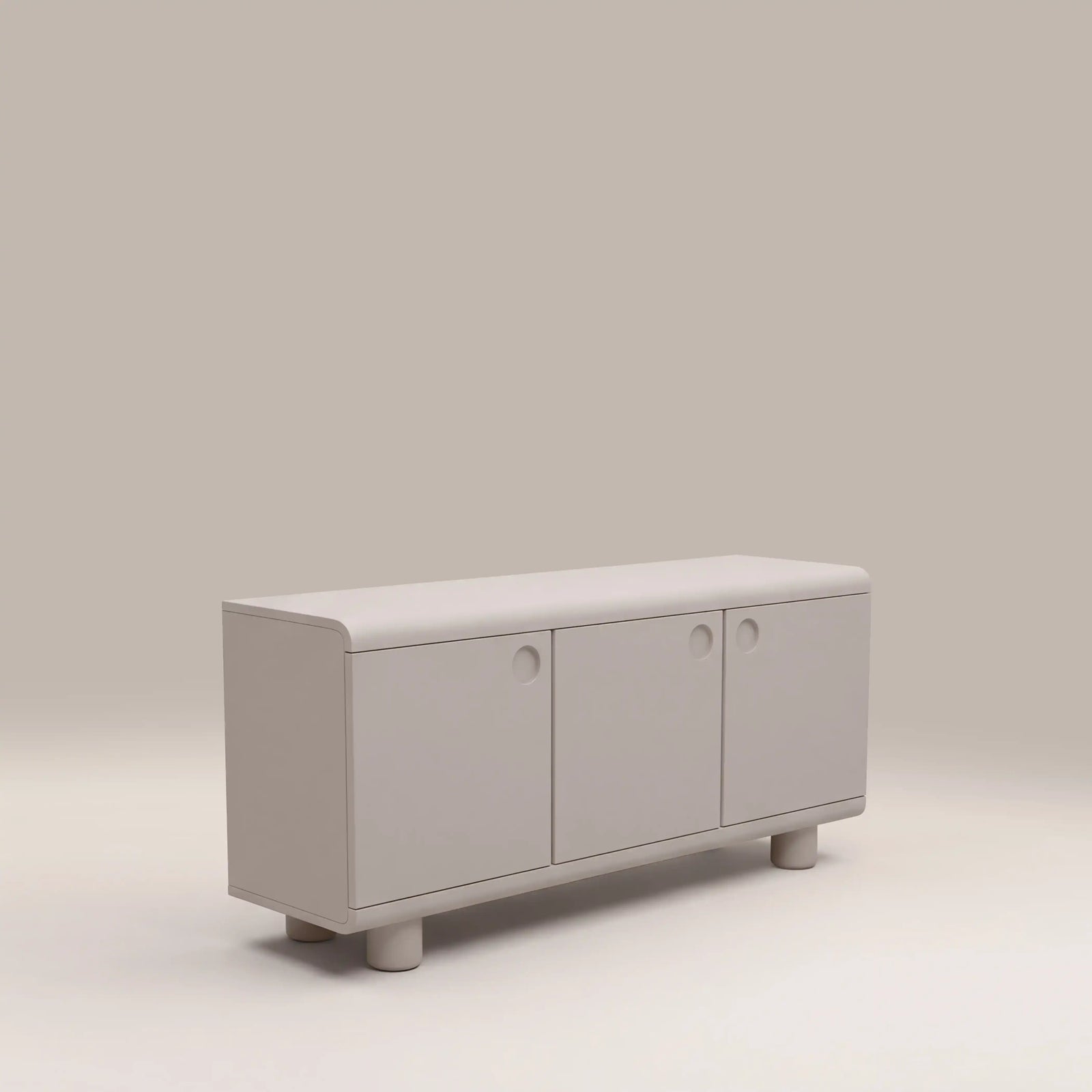 Bera 3 Door Large Sideboard | Light Grey
