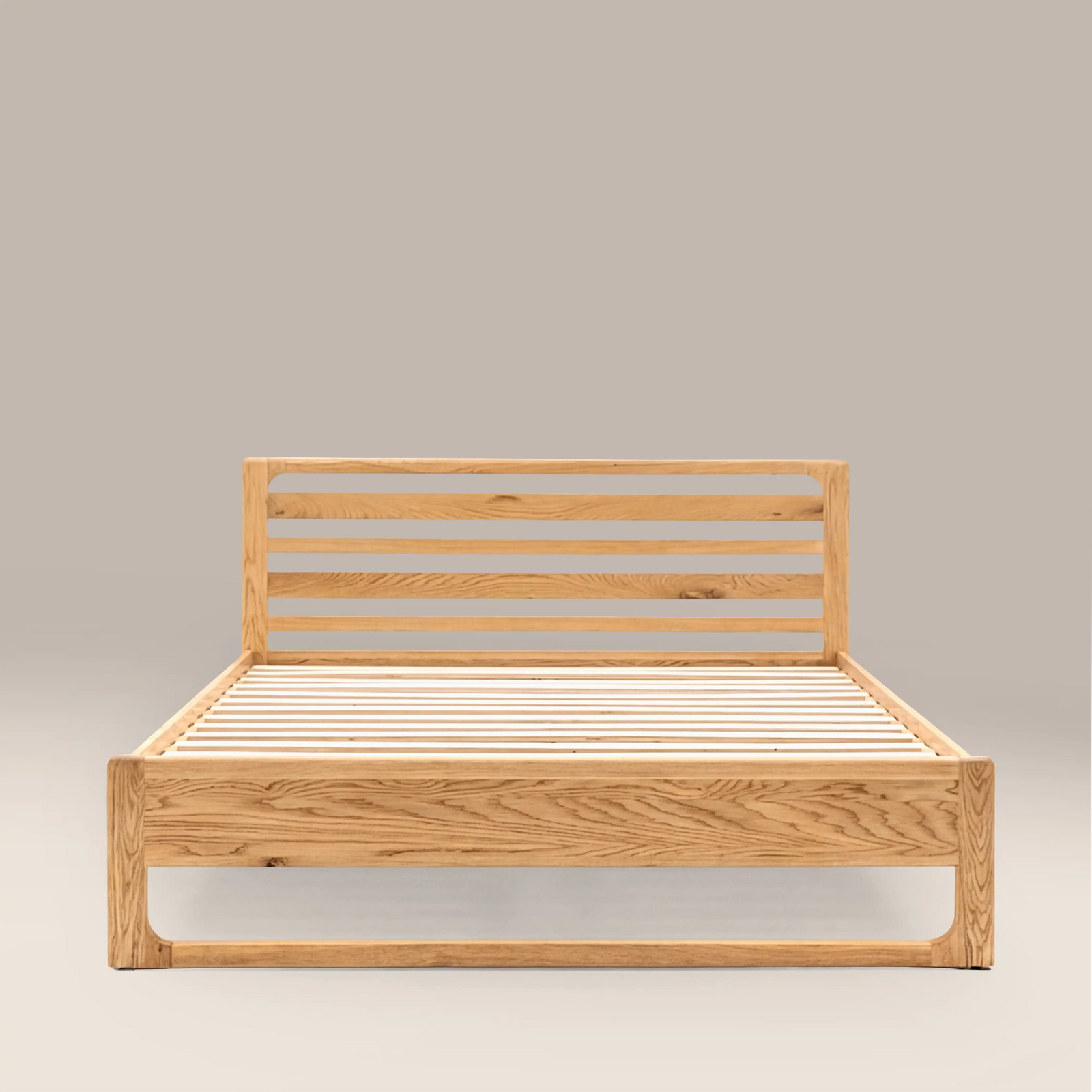 Blair Wooden King Bed | Oak