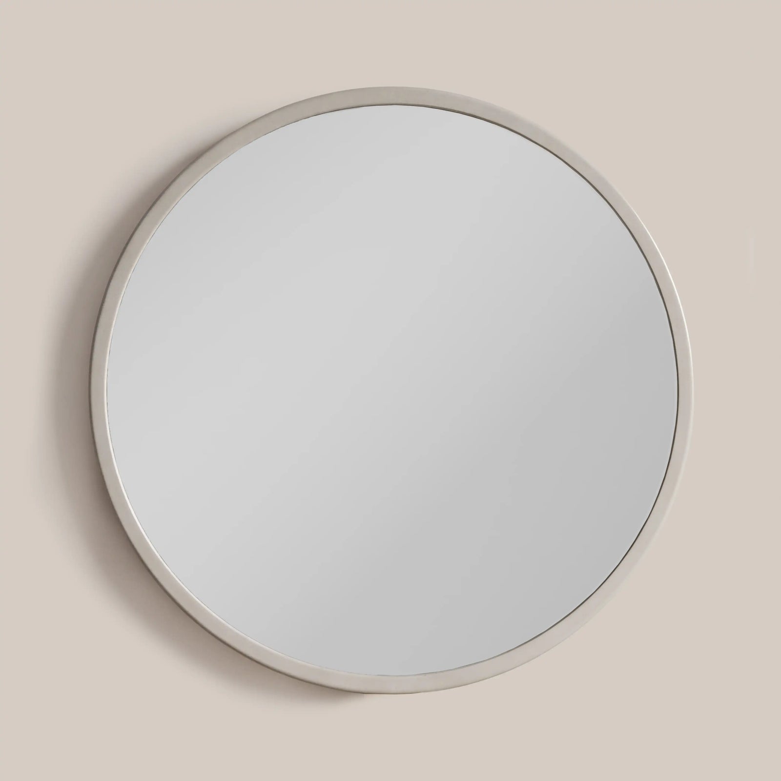 Suvi Round Dressing Table Mirror, 60 x 60 cm | Ivory