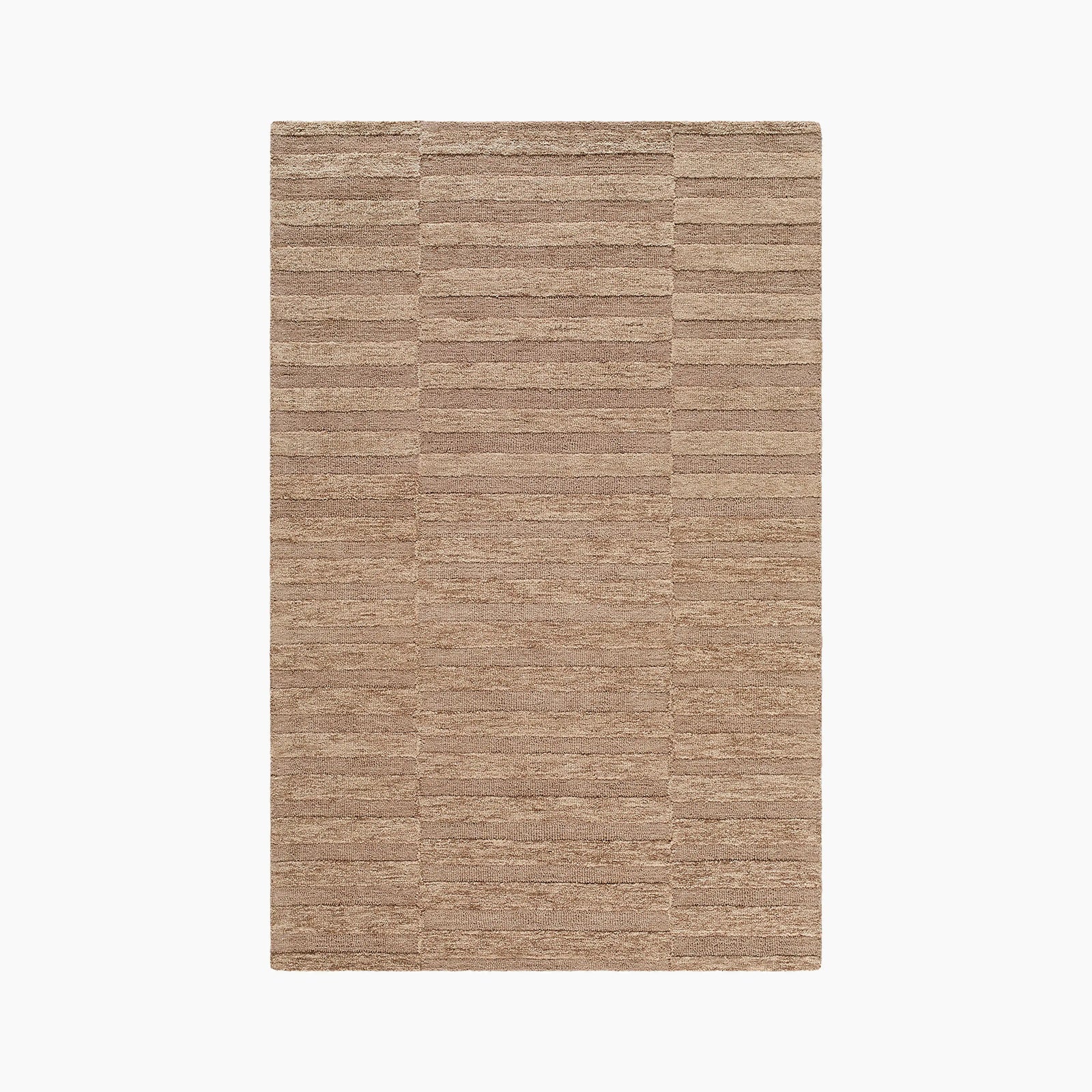 Issa Hand Tufted Wool Rug | Natural