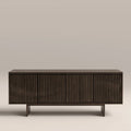 Tampere 4 Door Wooden Sideboard | Dark Walnut