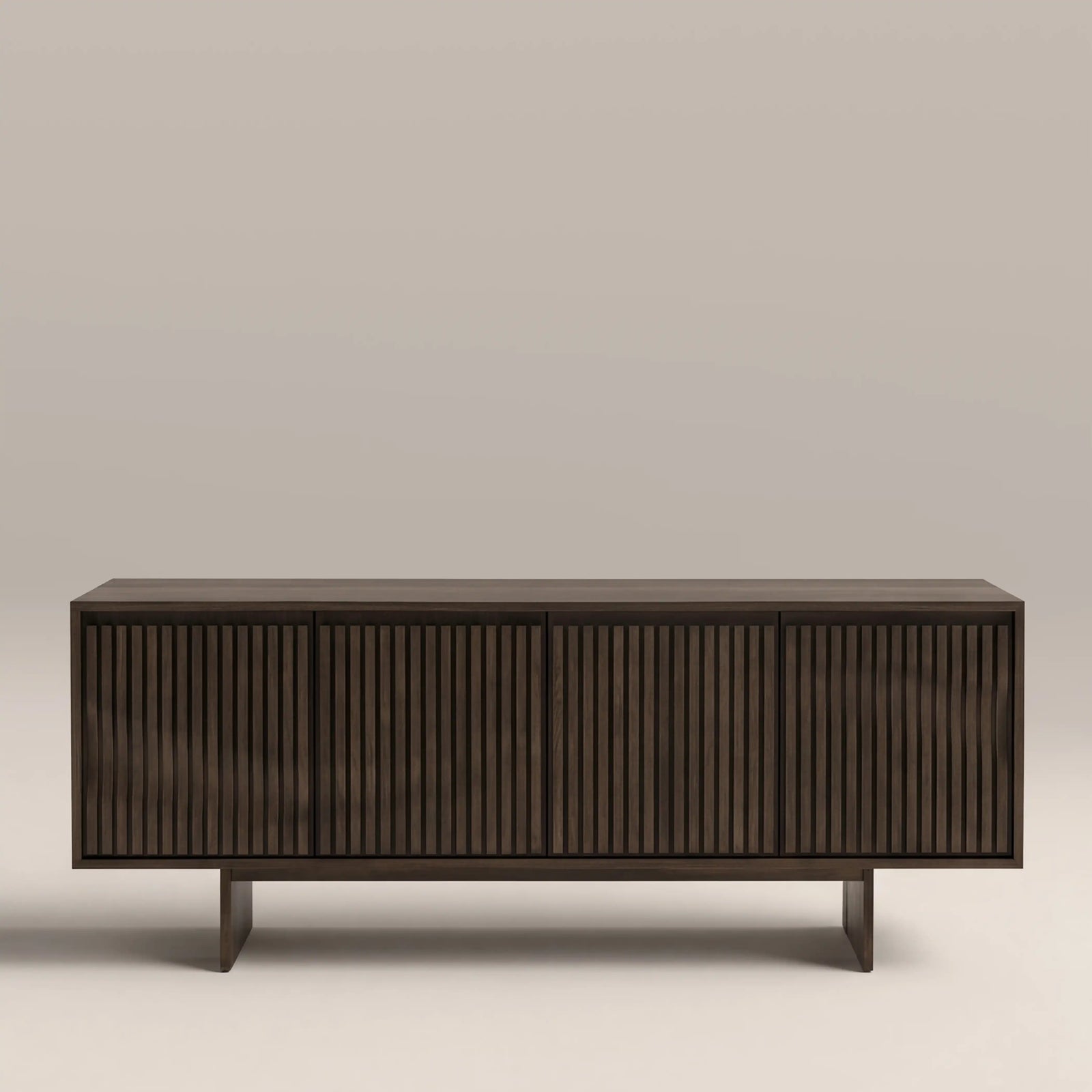 Tampere 4 Door Wooden Sideboard | Dark Walnut