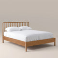 Eva Wooden Super King Bed | Oak