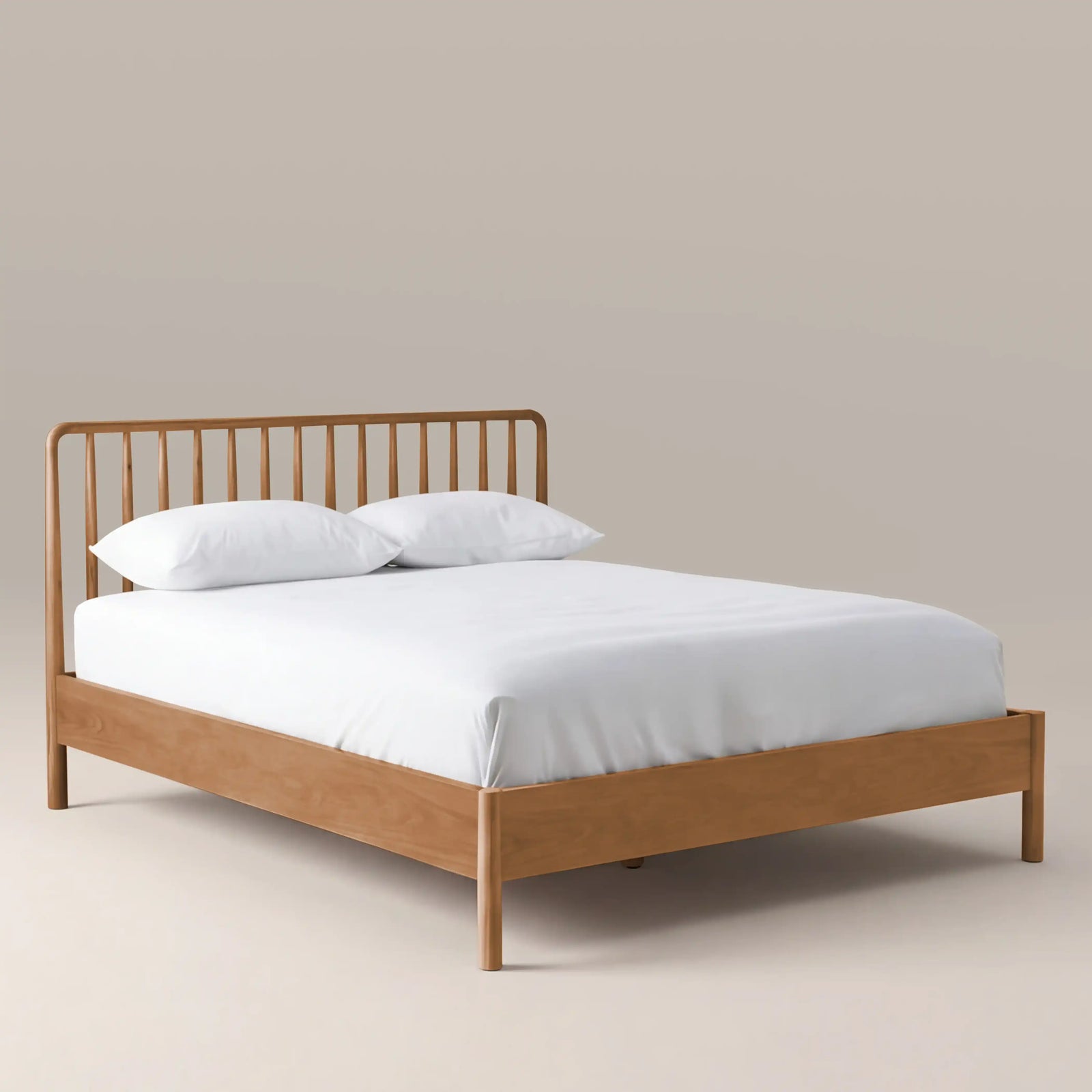 Eva Wooden Super King Bed | Oak