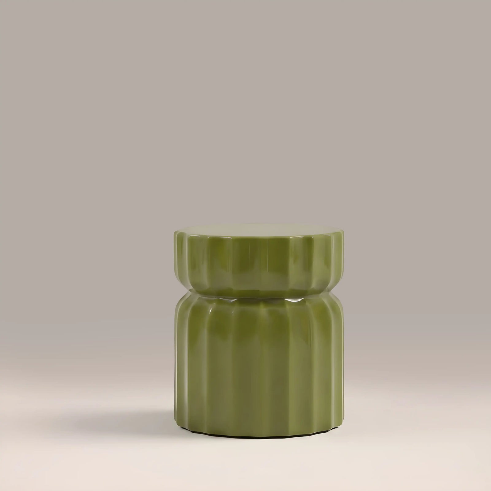 Amara Round Side Table |  Verde Green
