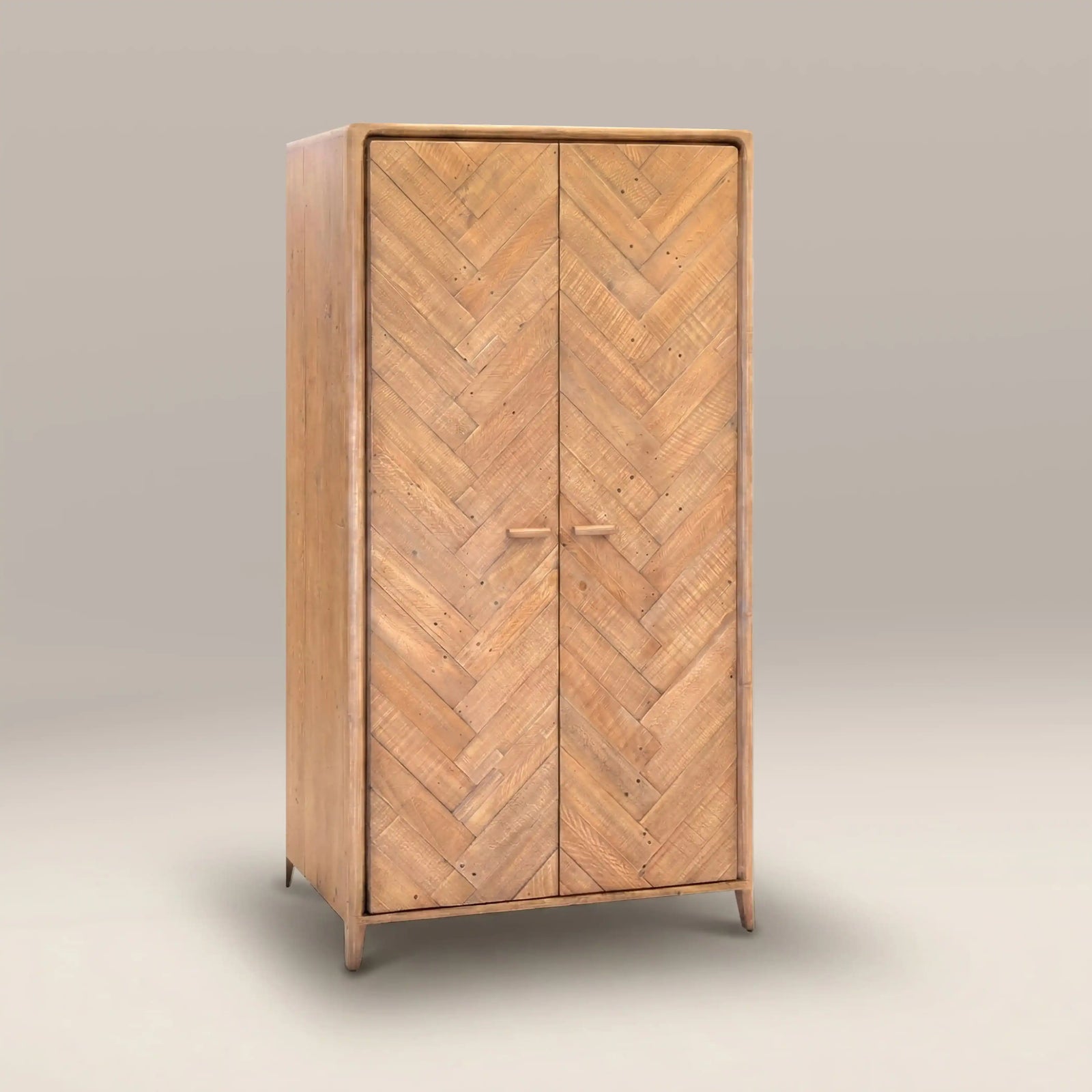 Winslow Wooden Double Wardrobe | Natural