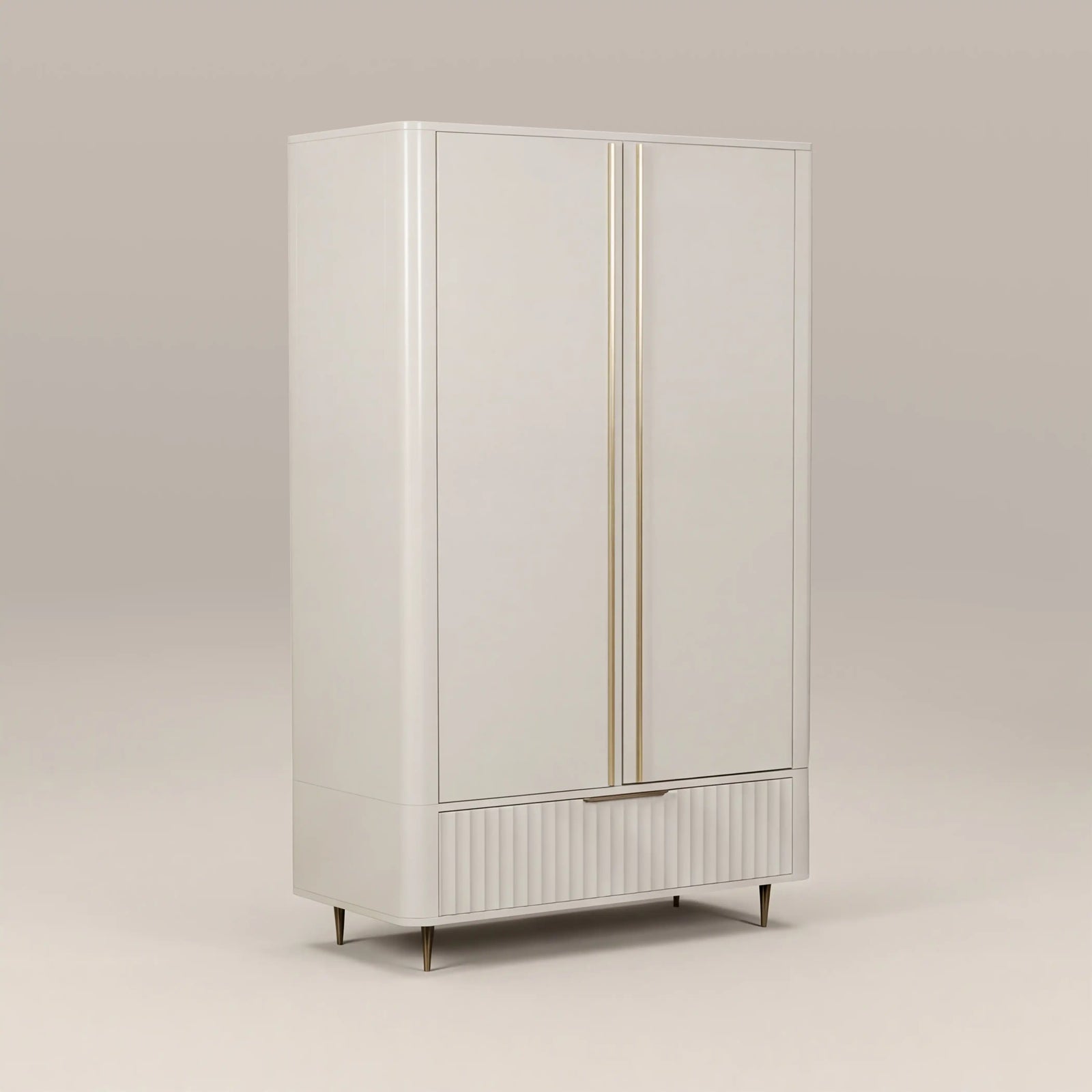 Suvi Double Wardrobe | Ivory