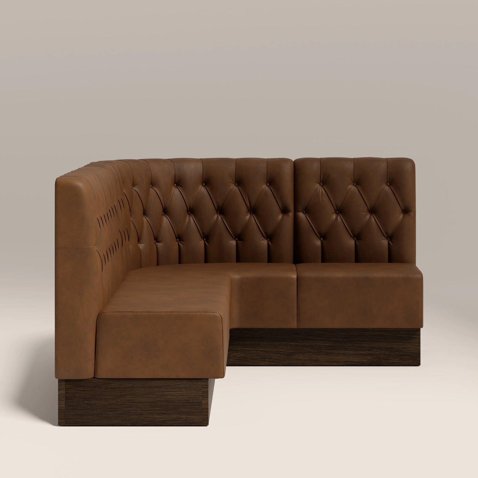 CULT Deep Button Back Banquette Seating  | L-Shape