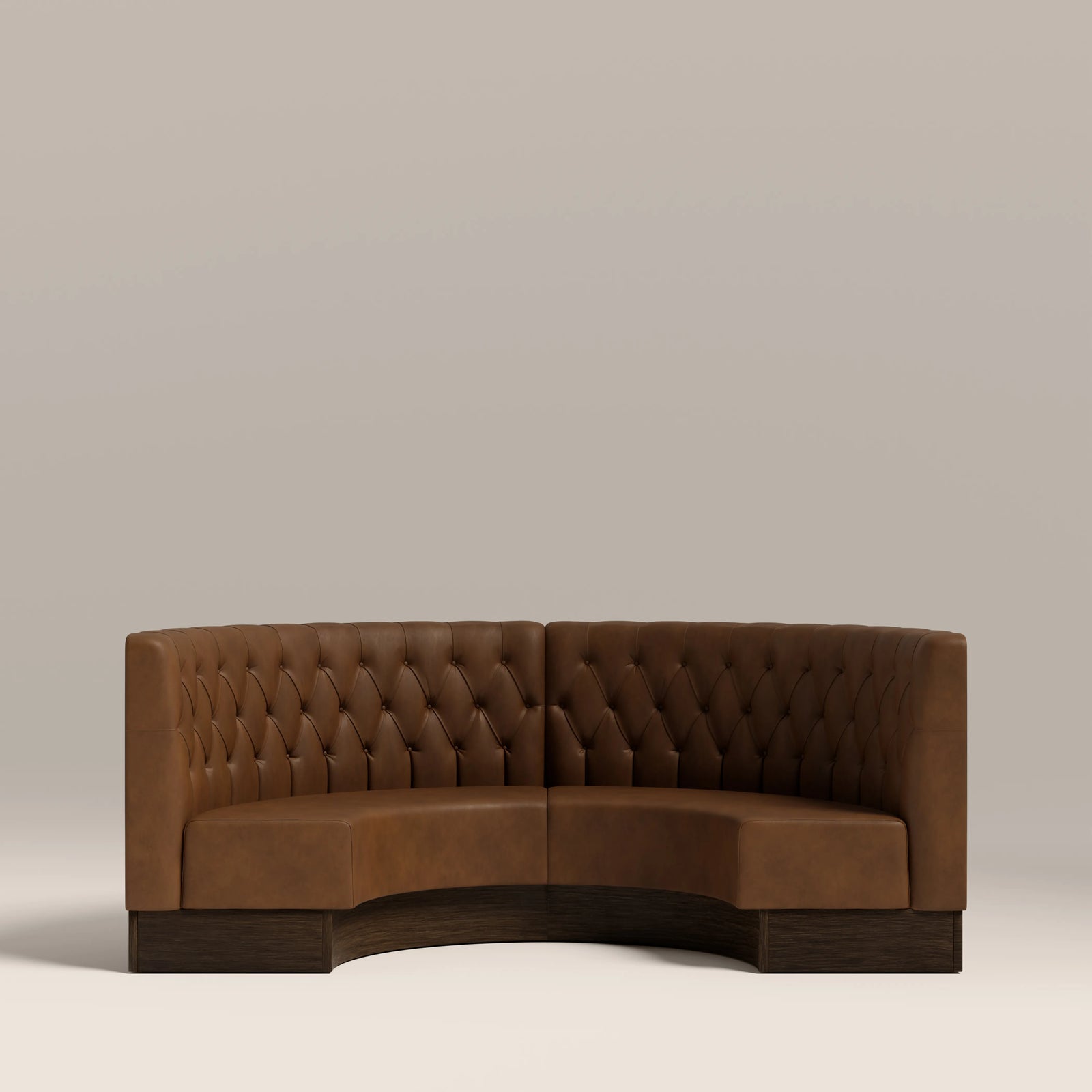 CULT Deep Button Back Banquette Seating  | Semi Circle