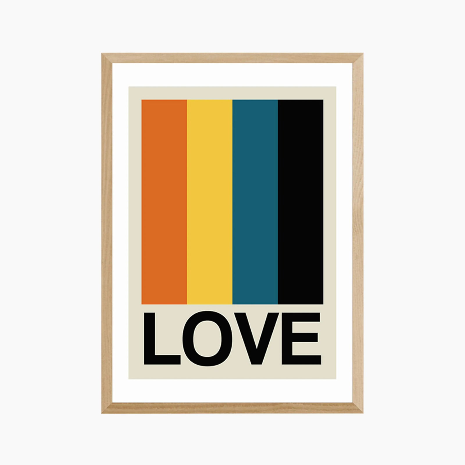 Vintage 60s Love Graphic Print