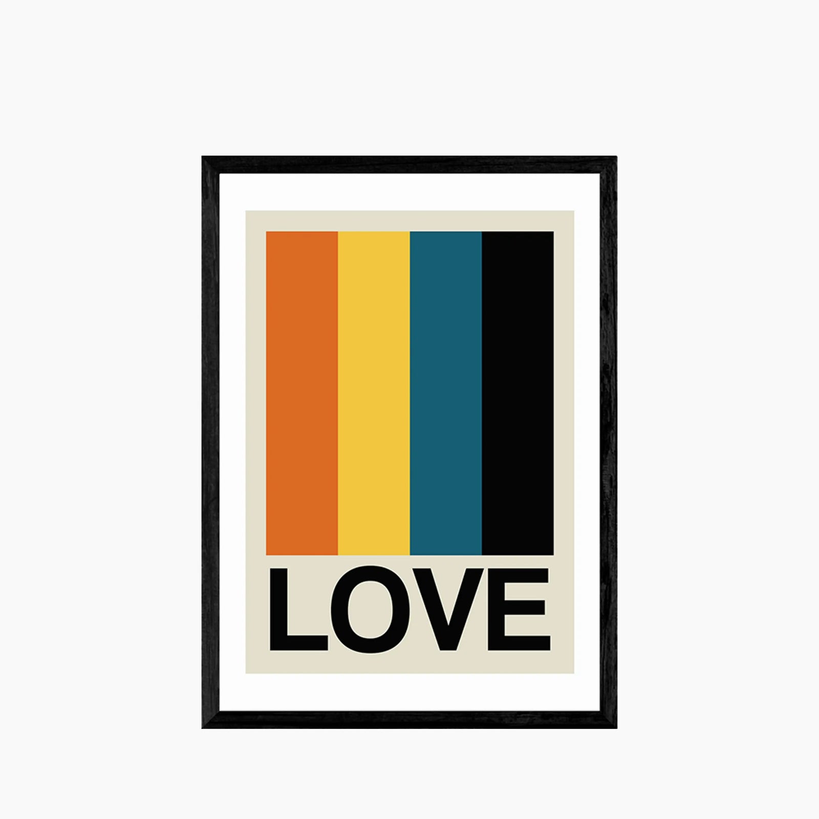 Vintage 60s Love Graphic Print