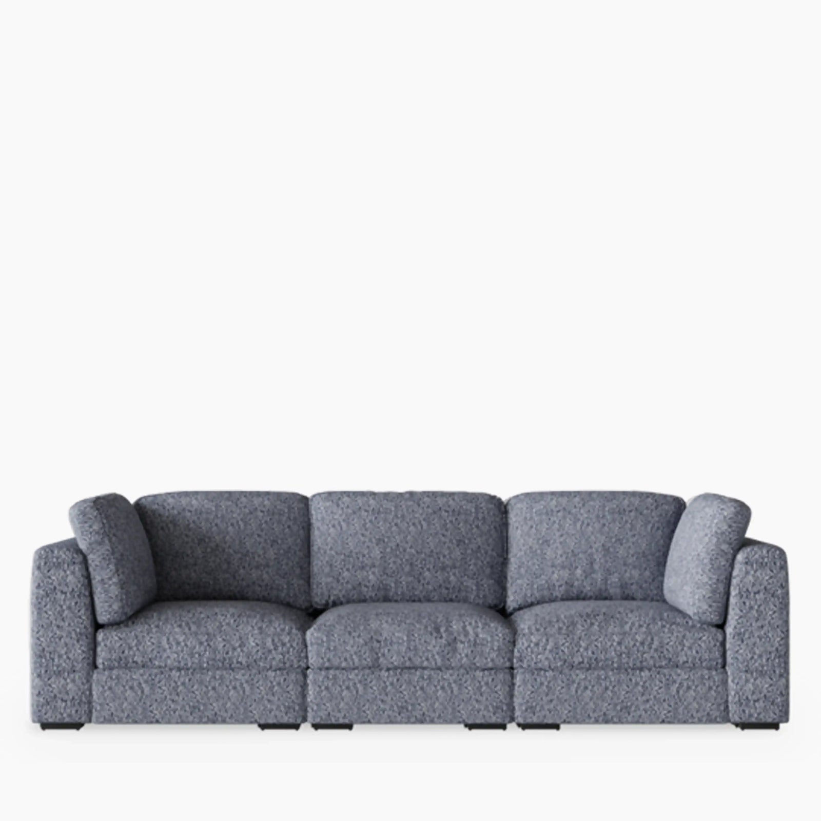 Brigitte 3 Seater Sofa | Blue Chenille Fabric